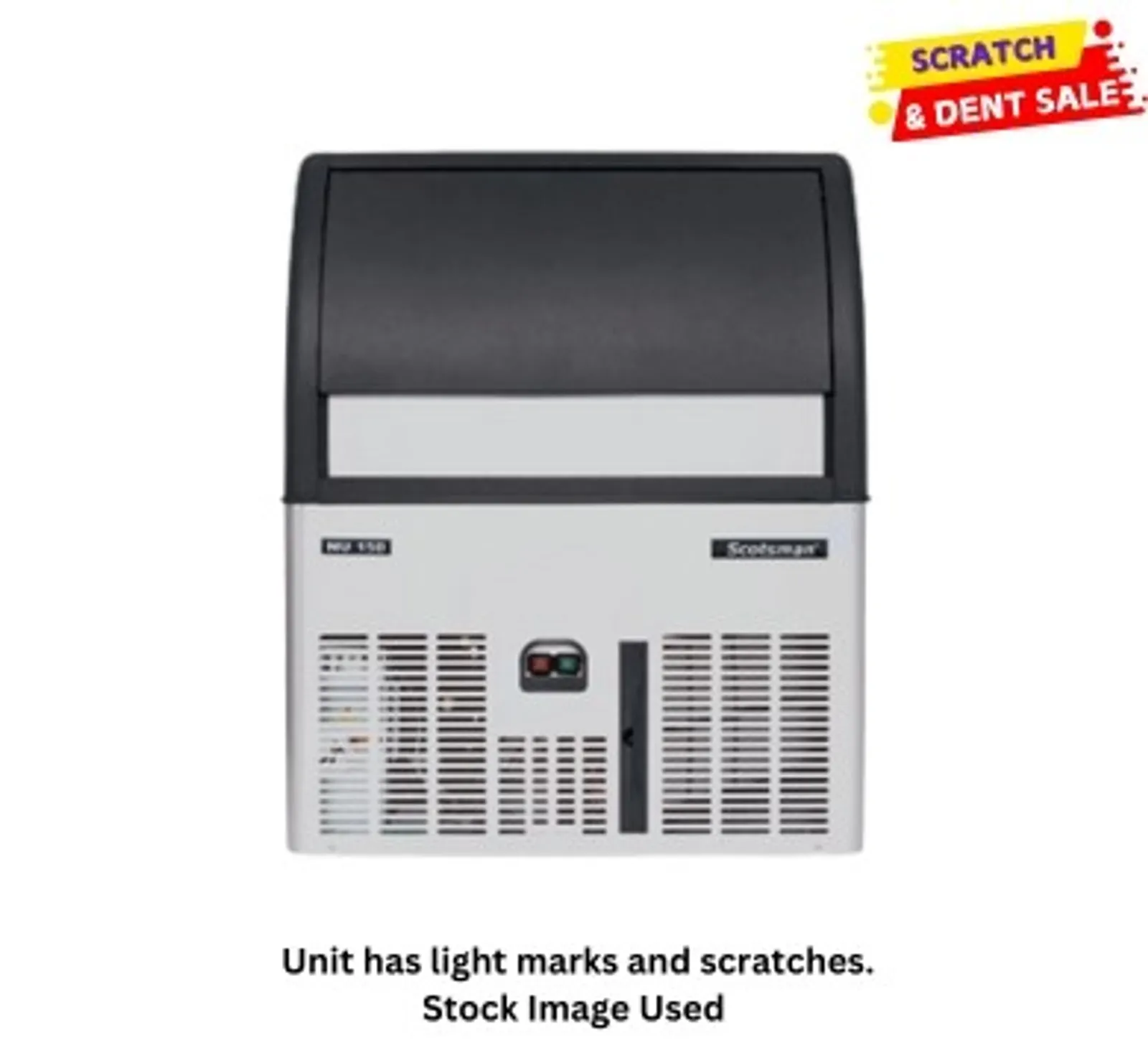 Scotsman NUH 100 AS OX - 45kg - XSafe Self Contained Dice Ice Maker - Clearance