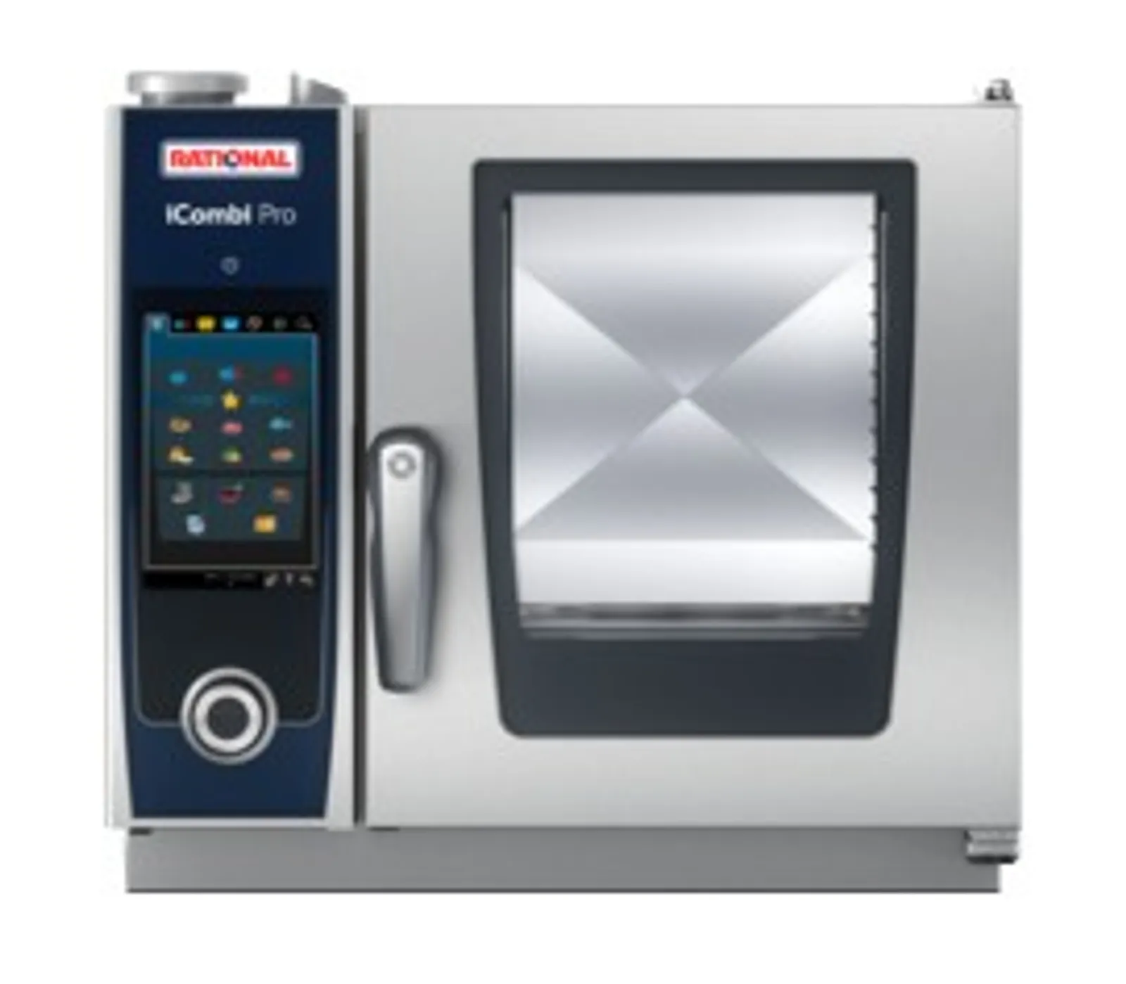 Rational Duo iCombi Pro XS 6-2/3 GN Electric Combi Oven on 6-1/1 GN Electric Combi Oven