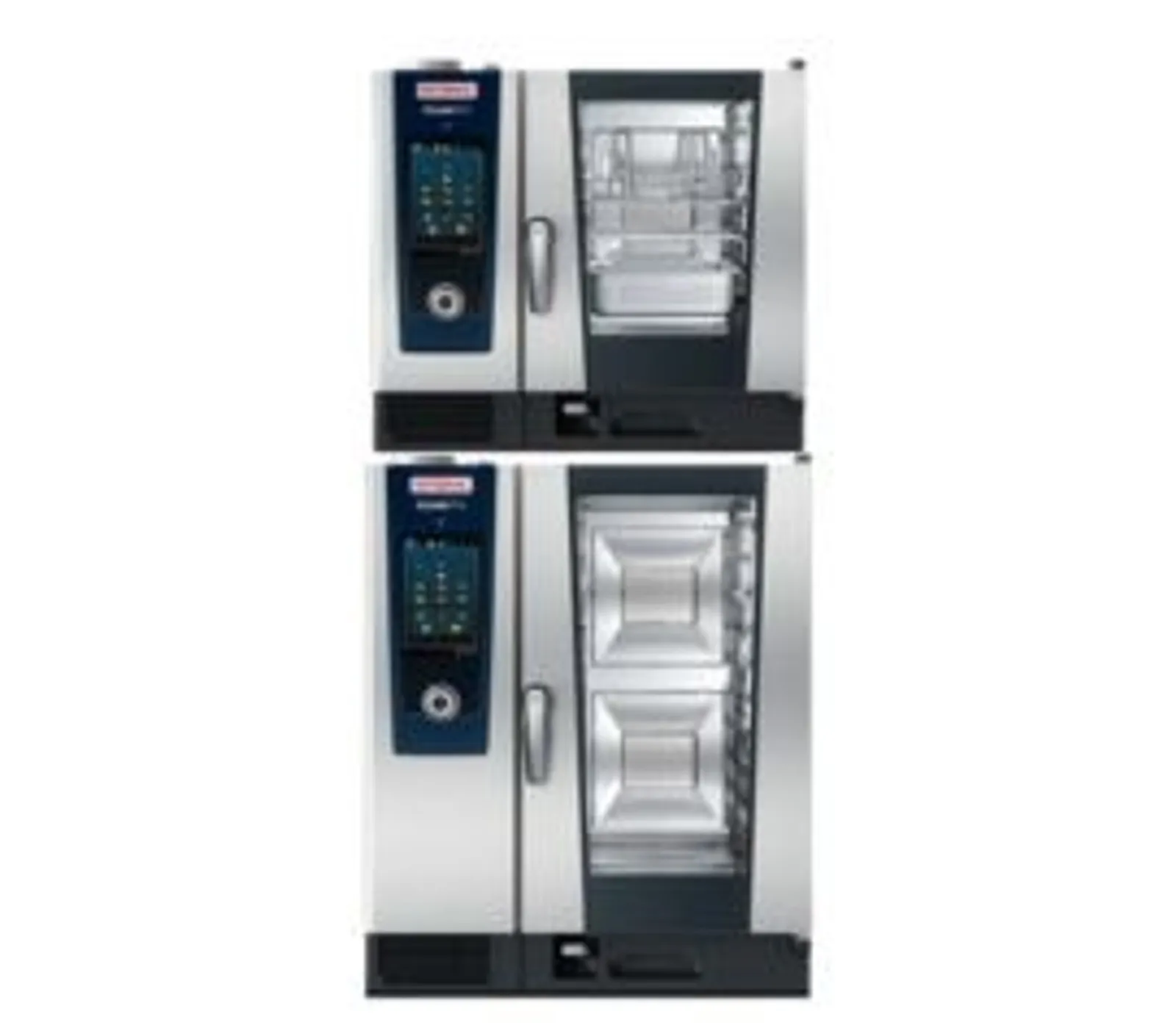 Rational Duo iCombi Pro 6-1/1 GN Electric Combi Oven on 10-1/1 GN Electric Combi Oven