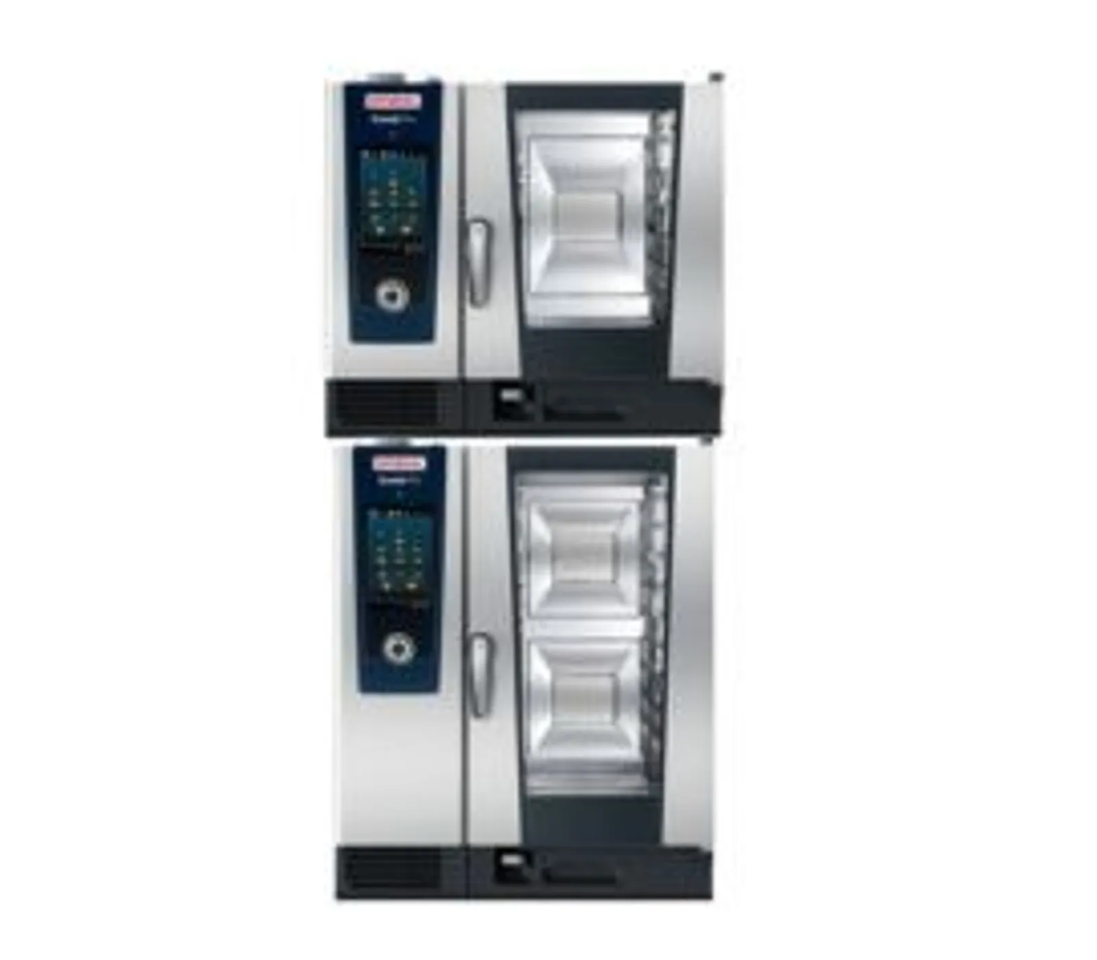 Rational Duo iCombi Pro 6-1/1 GN Gas Combi Oven on 10-1/1 GN Electric Combi Oven