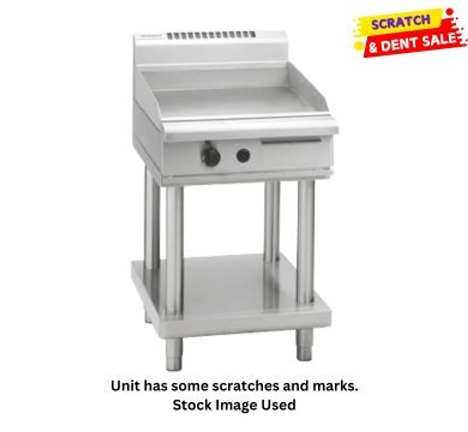 Waldorf 800 Series GP8600G-L-N - 600mm Gas Griddle Leg Stand - Clearance