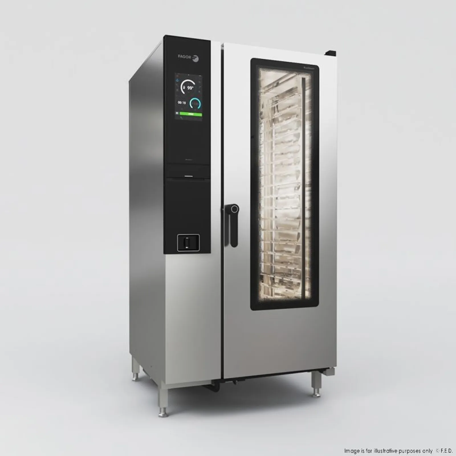 Fagor Professional APW-201ERLWS - IKORE Advanced Boiler 20 Tray Combi Oven - Clearance