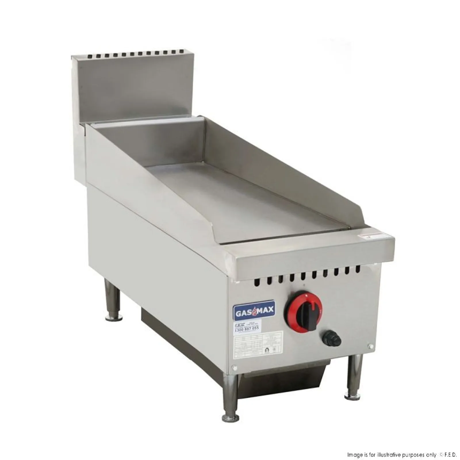Gasmax GG-12 - One Burner NG Griddle Top - Clearance