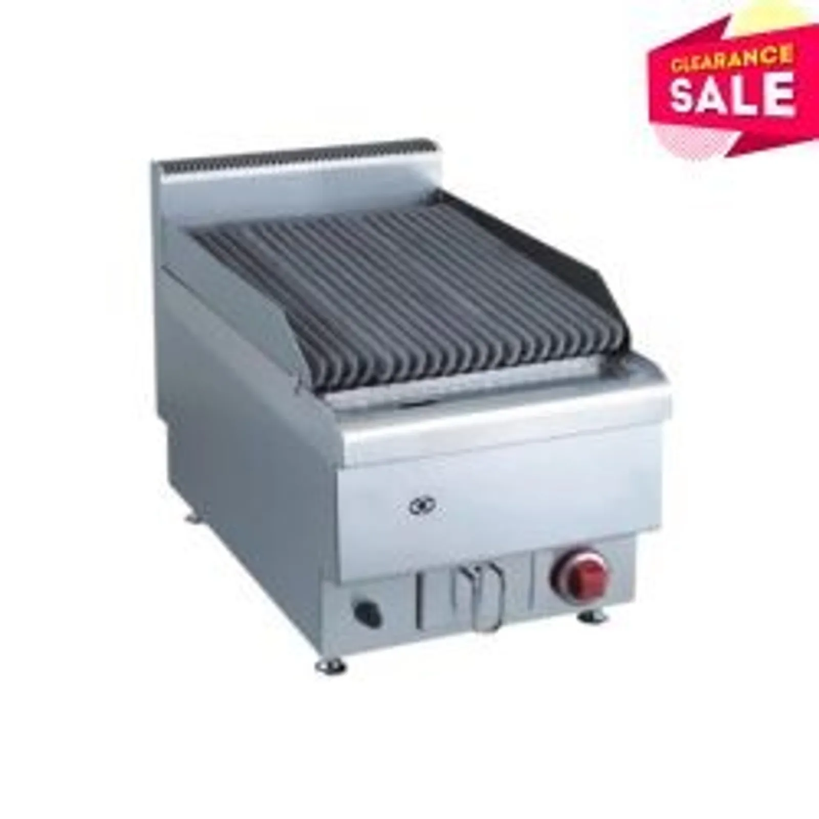 Gasmax JUS-TRH40 - Benchtop Gas Lava Rock Grill - Clearance