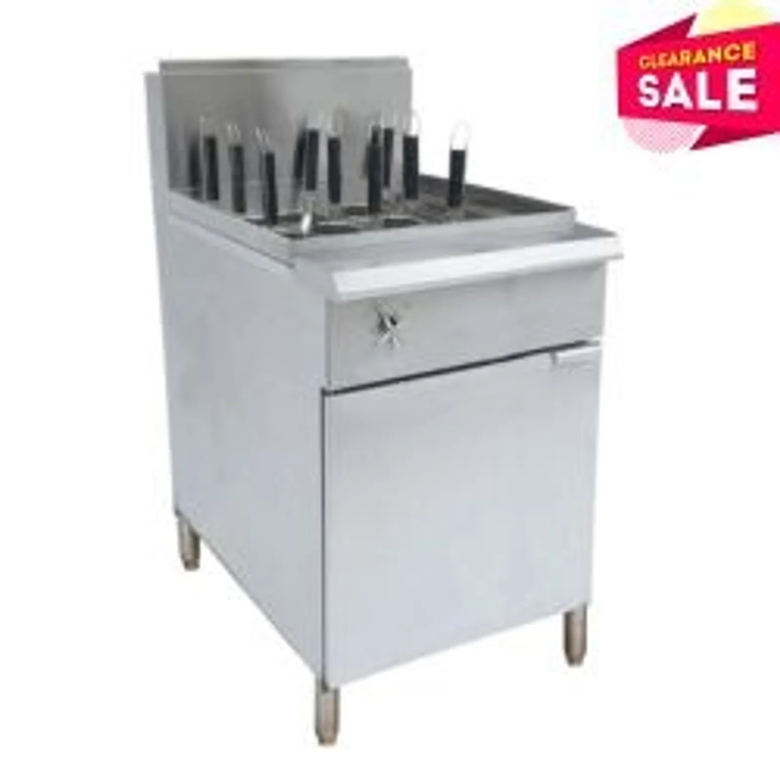 Gasmax PC150-9 - V Pan Natural Gas 9 Baskets Pasta and Noodle Cooker - Clearance