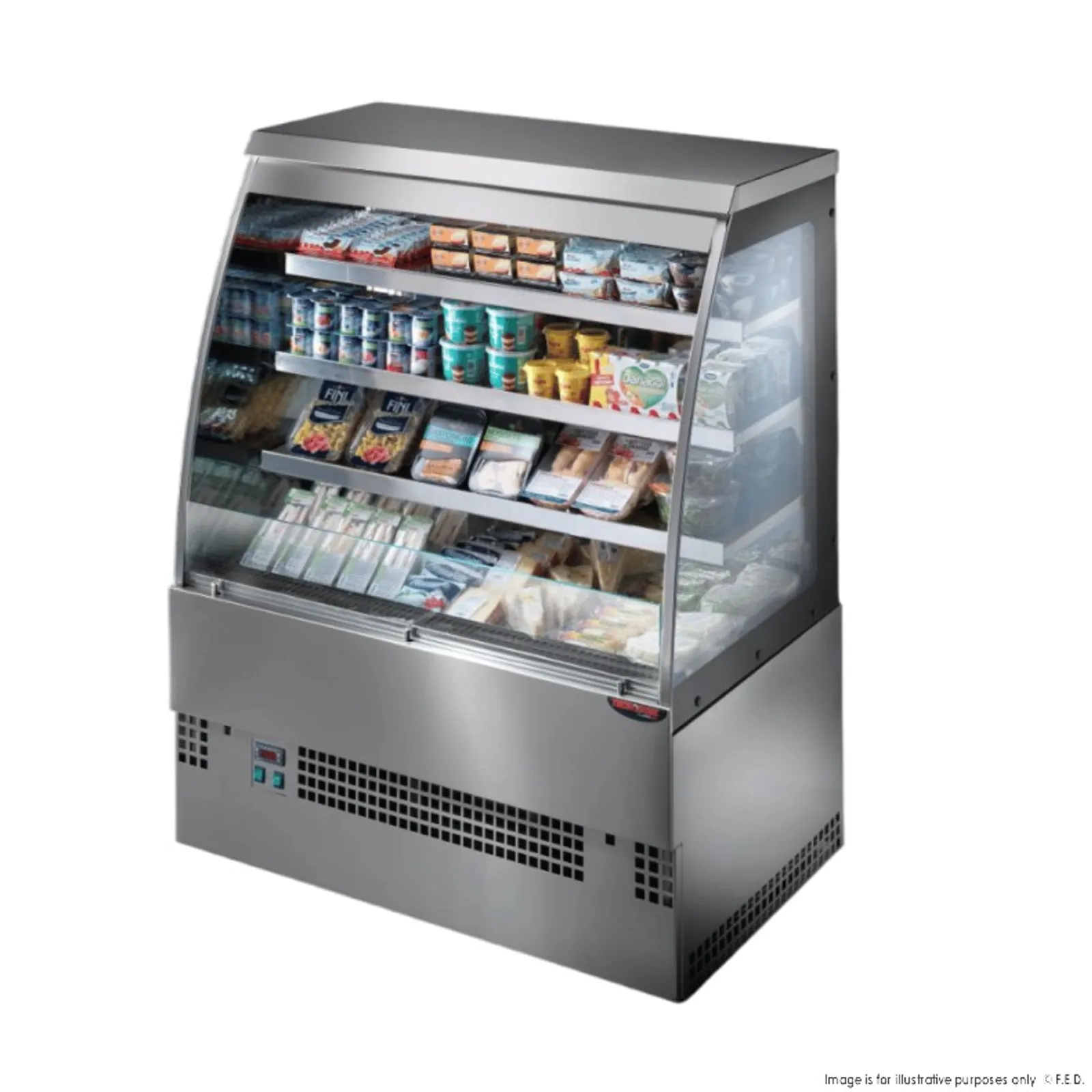 Tecnodom TDEVO-120S - EVO Grab'n Go Self-Serve Curve Display - Clearance