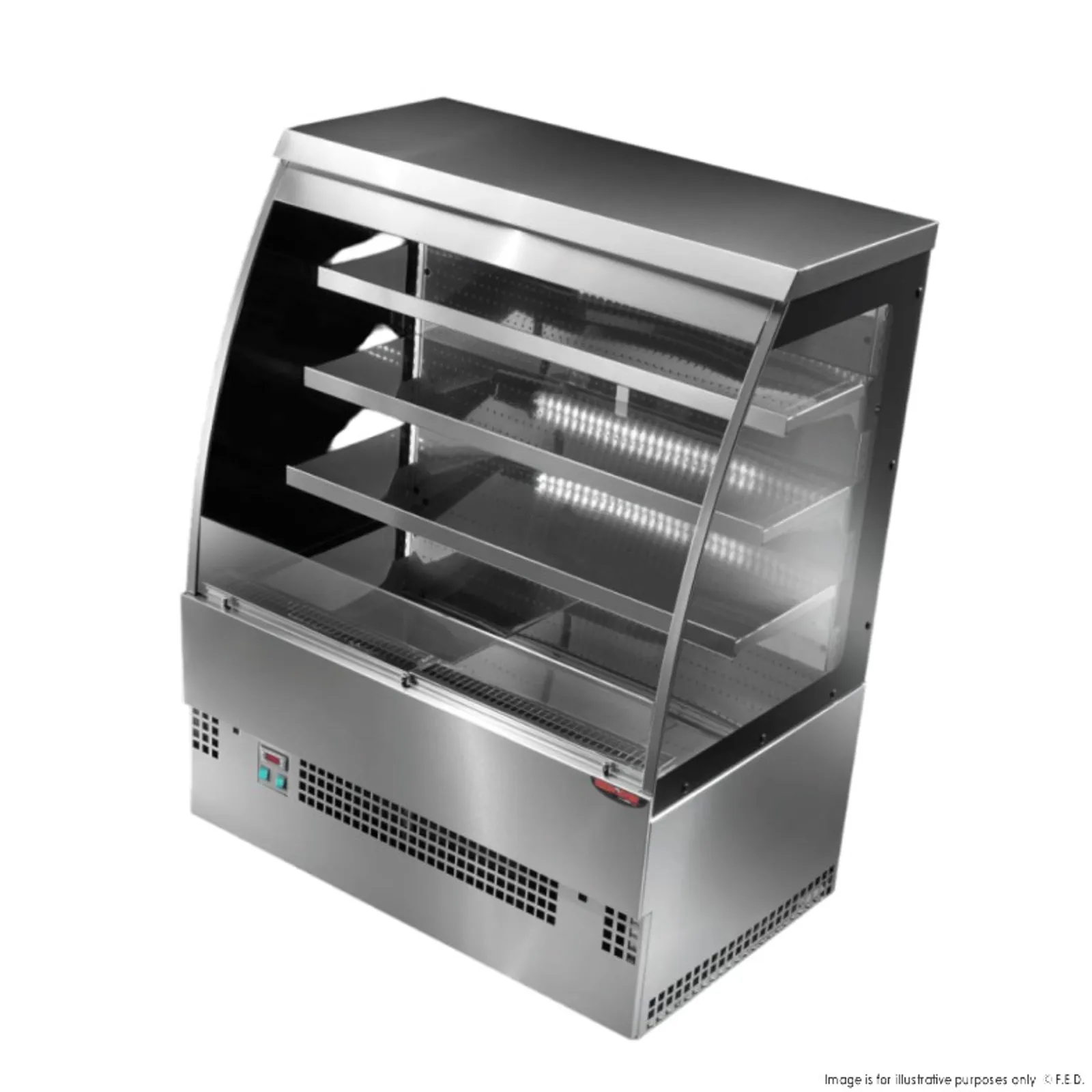 Tecnodom TDEVO-120S - EVO Grab'n Go Self-Serve Curve Display - Clearance