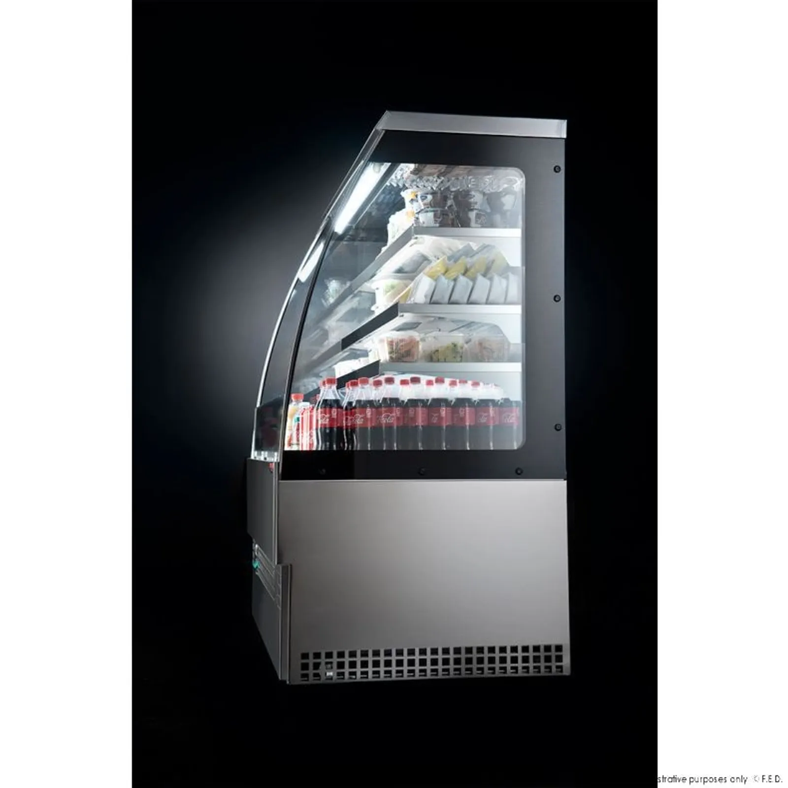 Tecnodom TDEVO-120S - EVO Grab'n Go Self-Serve Curve Display - Clearance