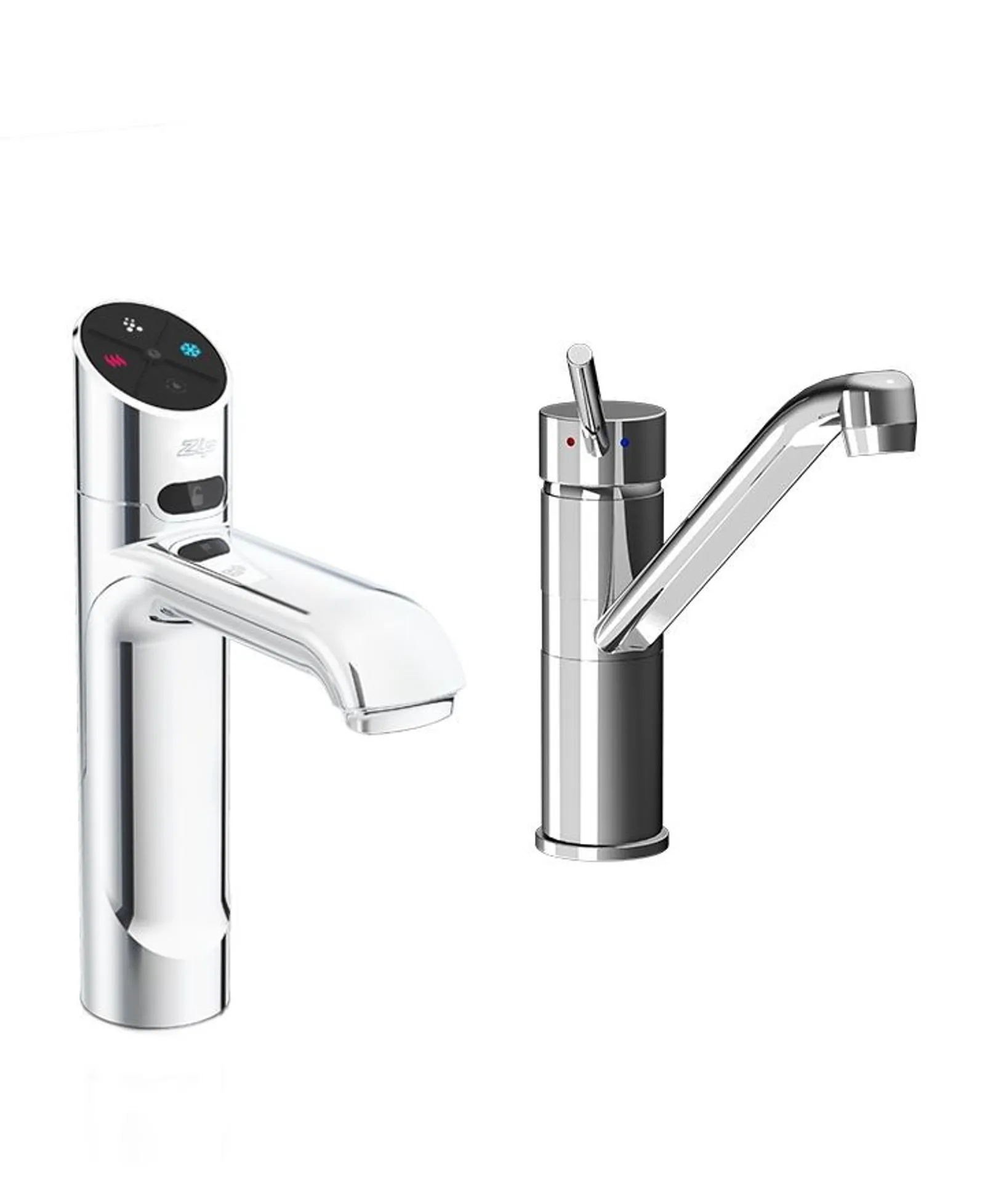 Zip Hydrotap H55676Z00AU - 5-in-1 Classic Plus tap with Classic Mixer Chrome - Boiling, Chilled, Sparkling