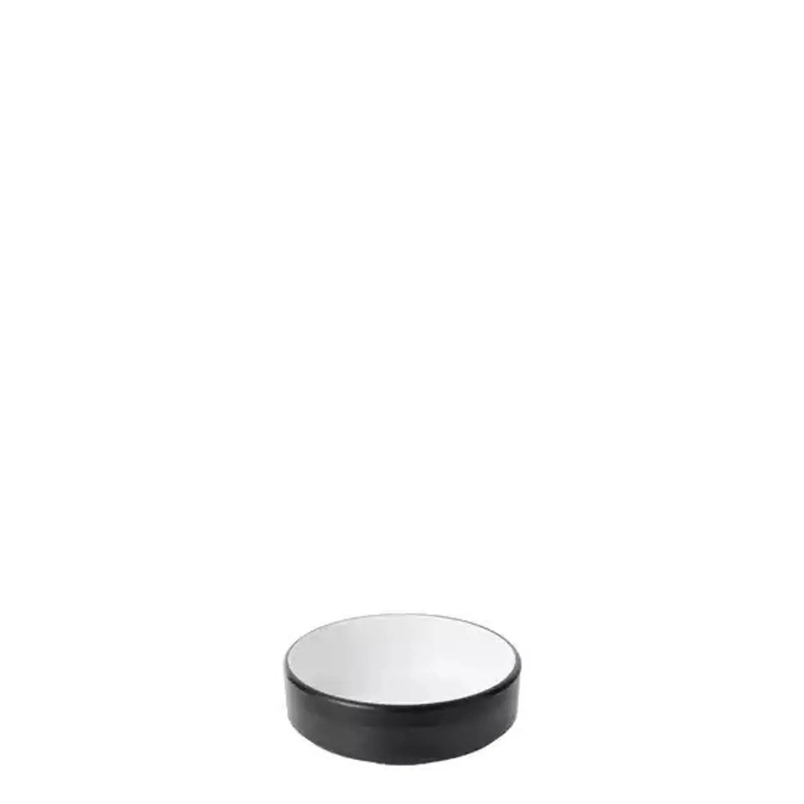 Cou Cou 828123-W - Dual Colour White & Black Sauce Dish 127mm