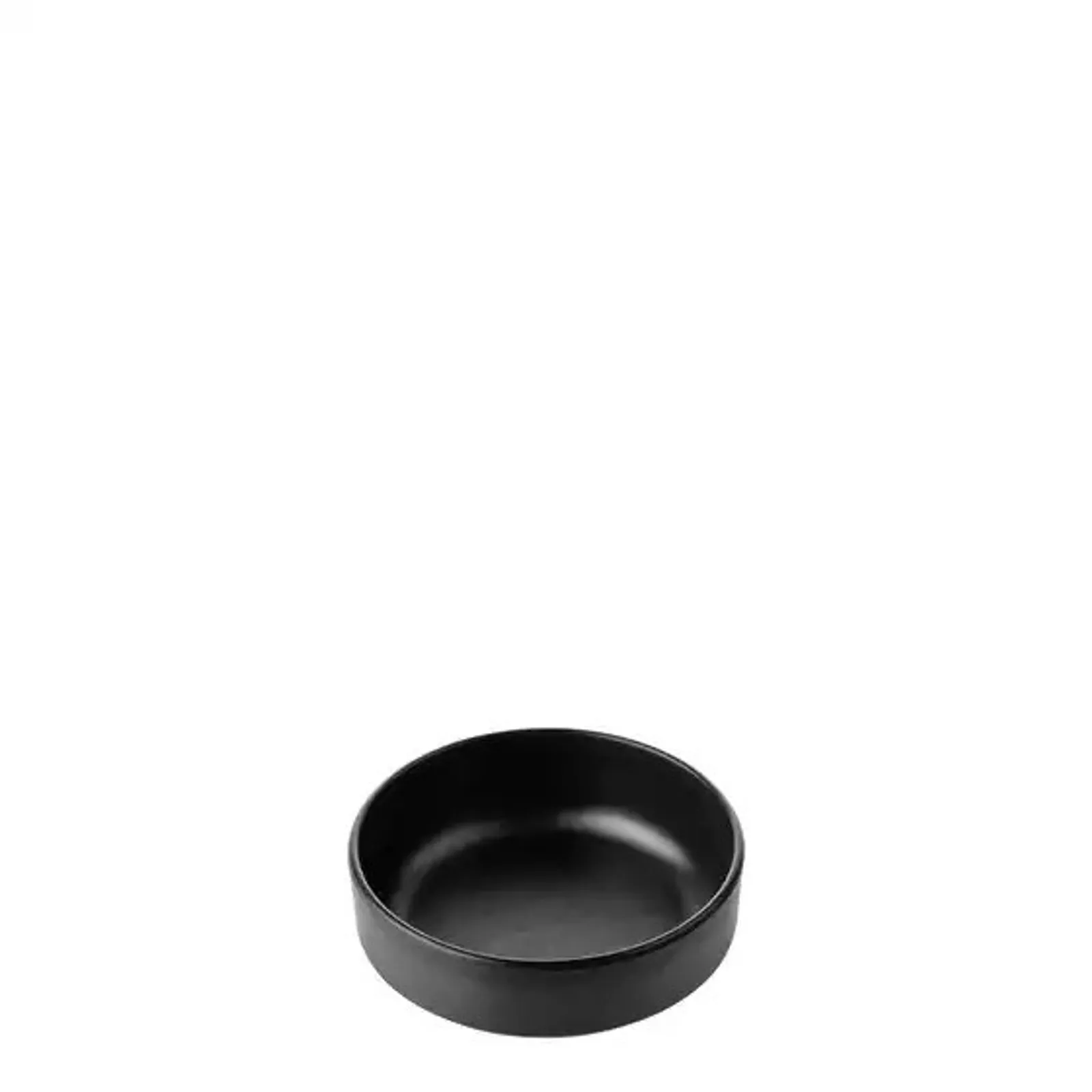 Cou Cou 828124-BK - Dual Colour Black & Black Sauce Dish 155mm