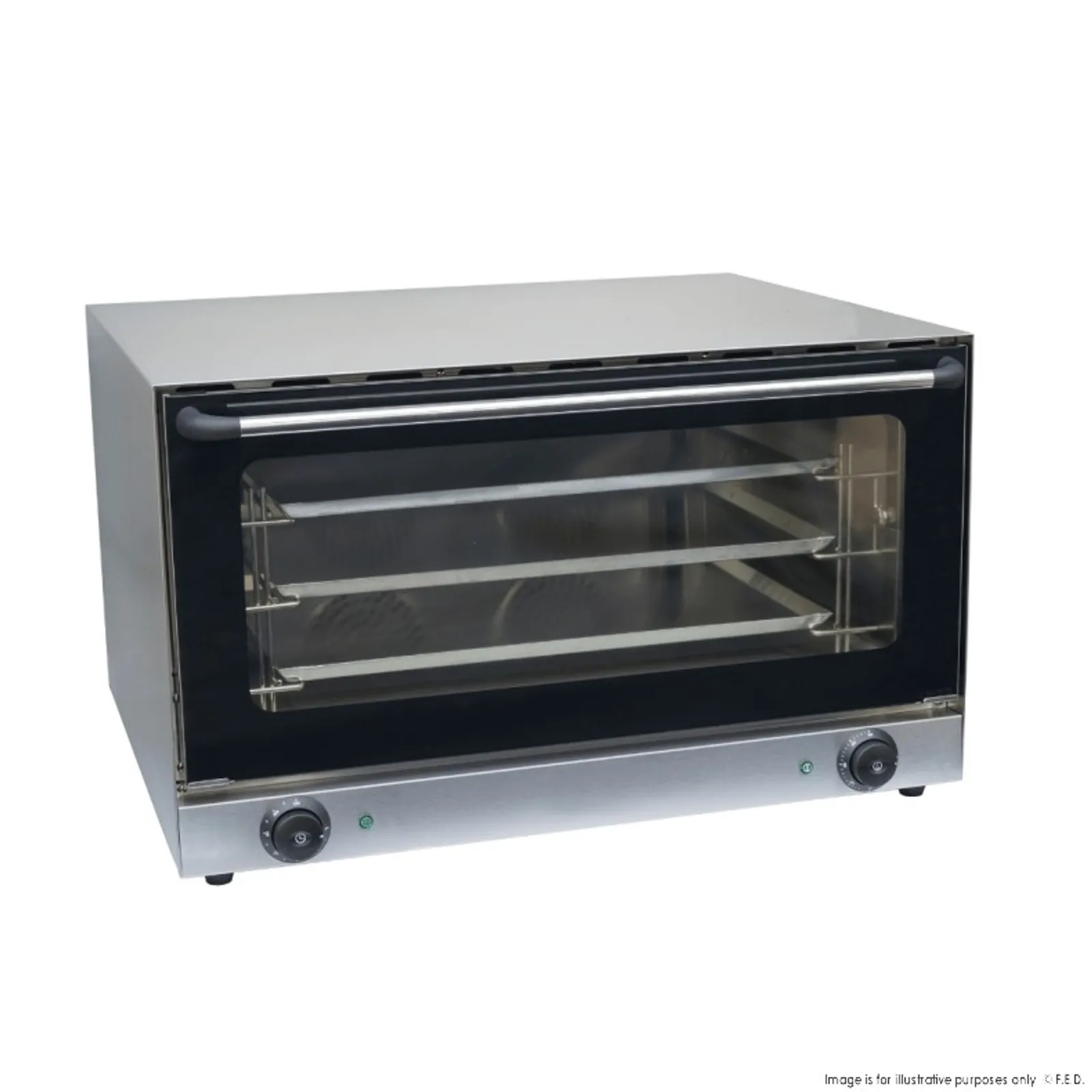 ConvectMax YXD-8A-3E - Heavy Duty Stainless Steel 240V/15A Convection Oven - Clearance