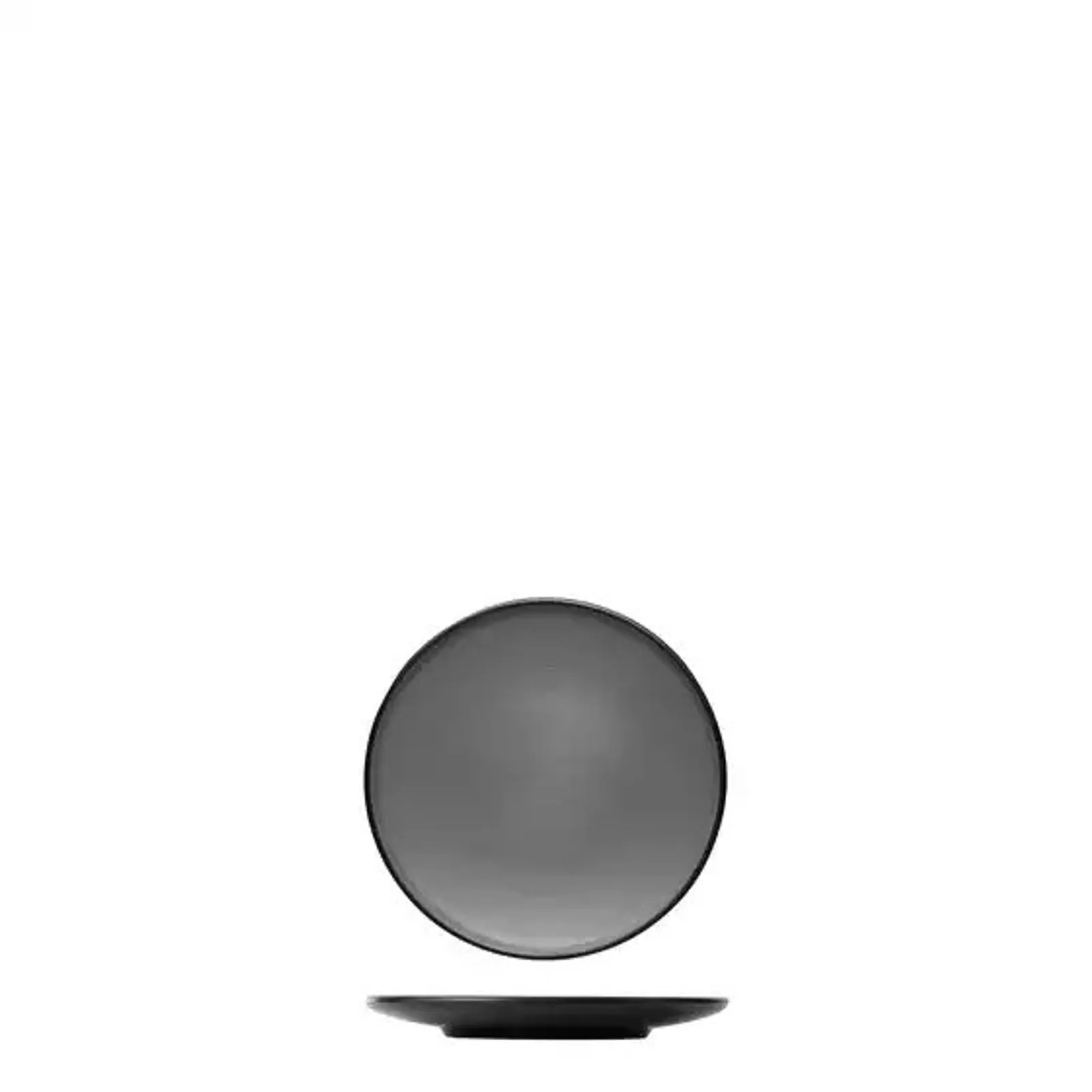 Cou Cou 828201-G - Dual Colour Grey & Black Round Coupe Plate 167mm