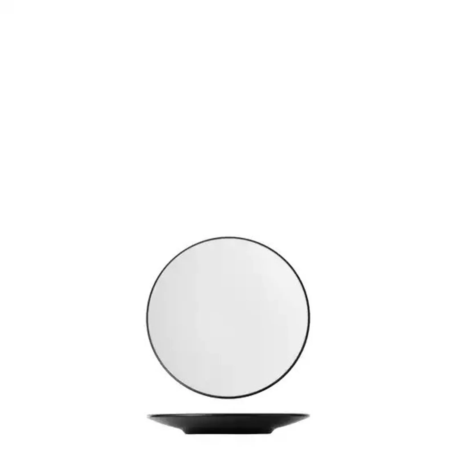 Cou Cou 828202-W - Dual Colour White & Black Round Coupe Plate 180mm