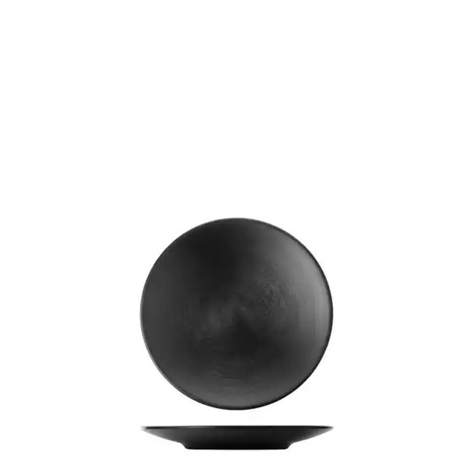 Cou Cou 828203-BK - Dual Colour Black & Black Round Coupe Plate 205mm