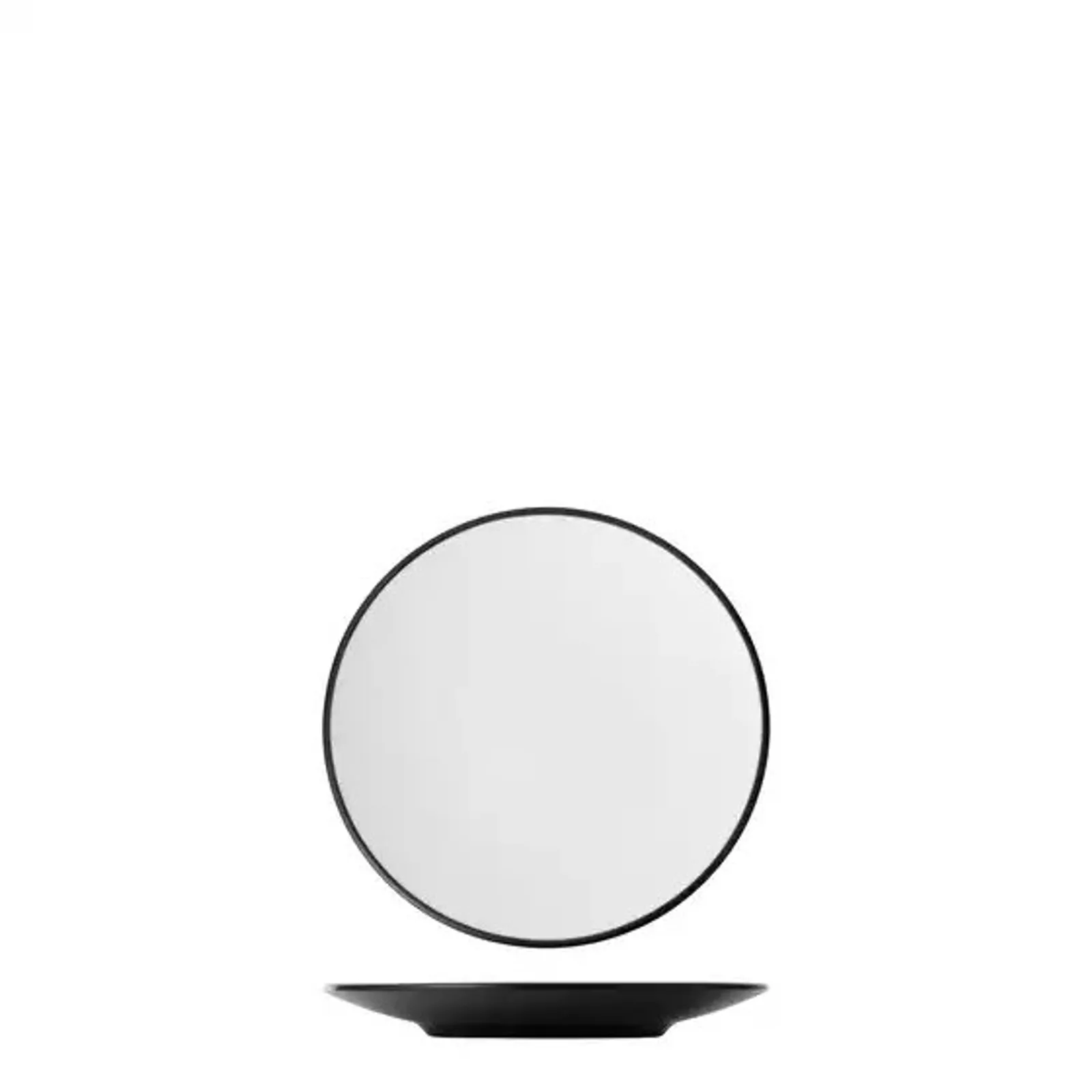 Cou Cou 828203-W - Dual Colour White & Black Round Coupe Plate 205mm