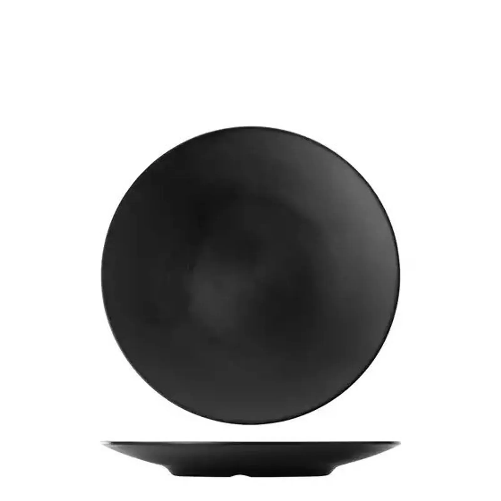 Cou Cou 828206-BK - Dual Colour Black & Black Round Coupe Plate 300mm