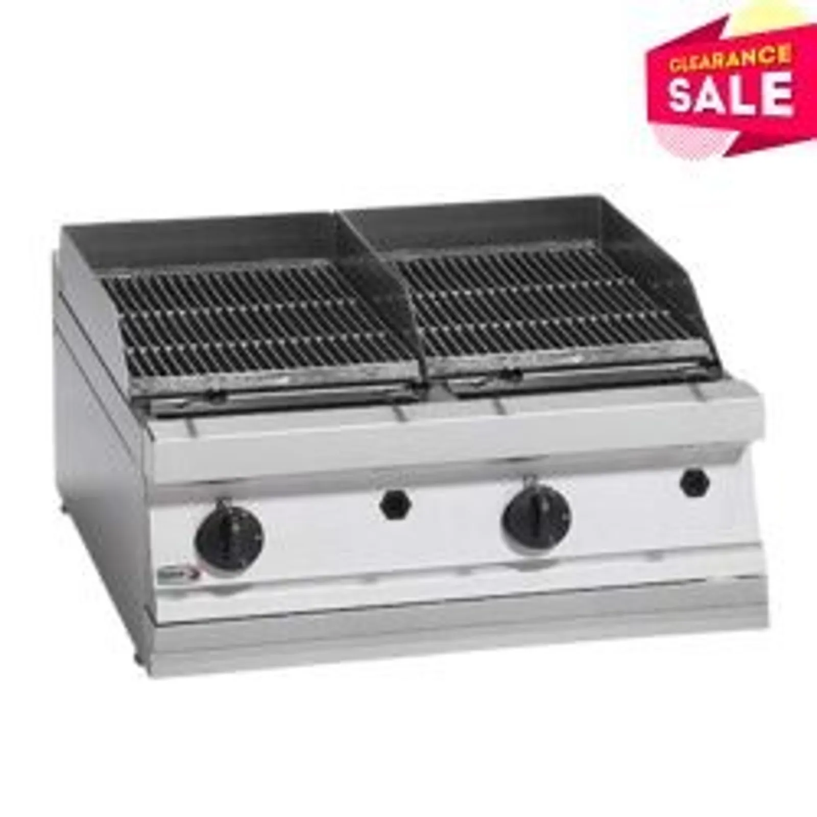Fagor BG7-10 - 700 series - Gas charcoal 2 grid grill - 2NDs