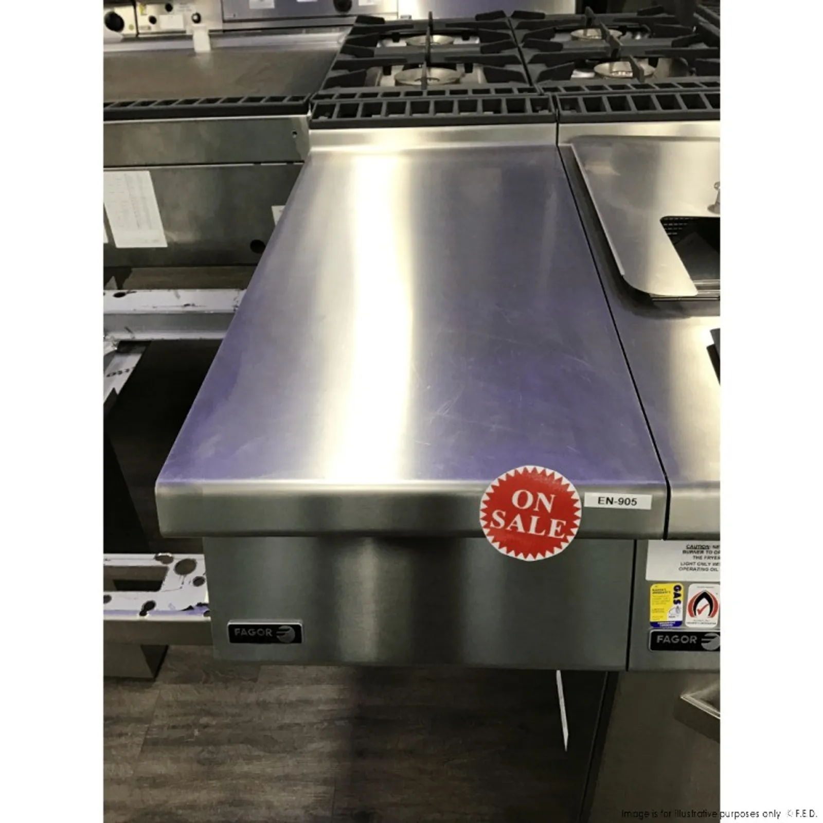 Fagor Professional EN-905 - 400 Wide Work Top to Integrate Fagor 900 Kore Series - 2NDs