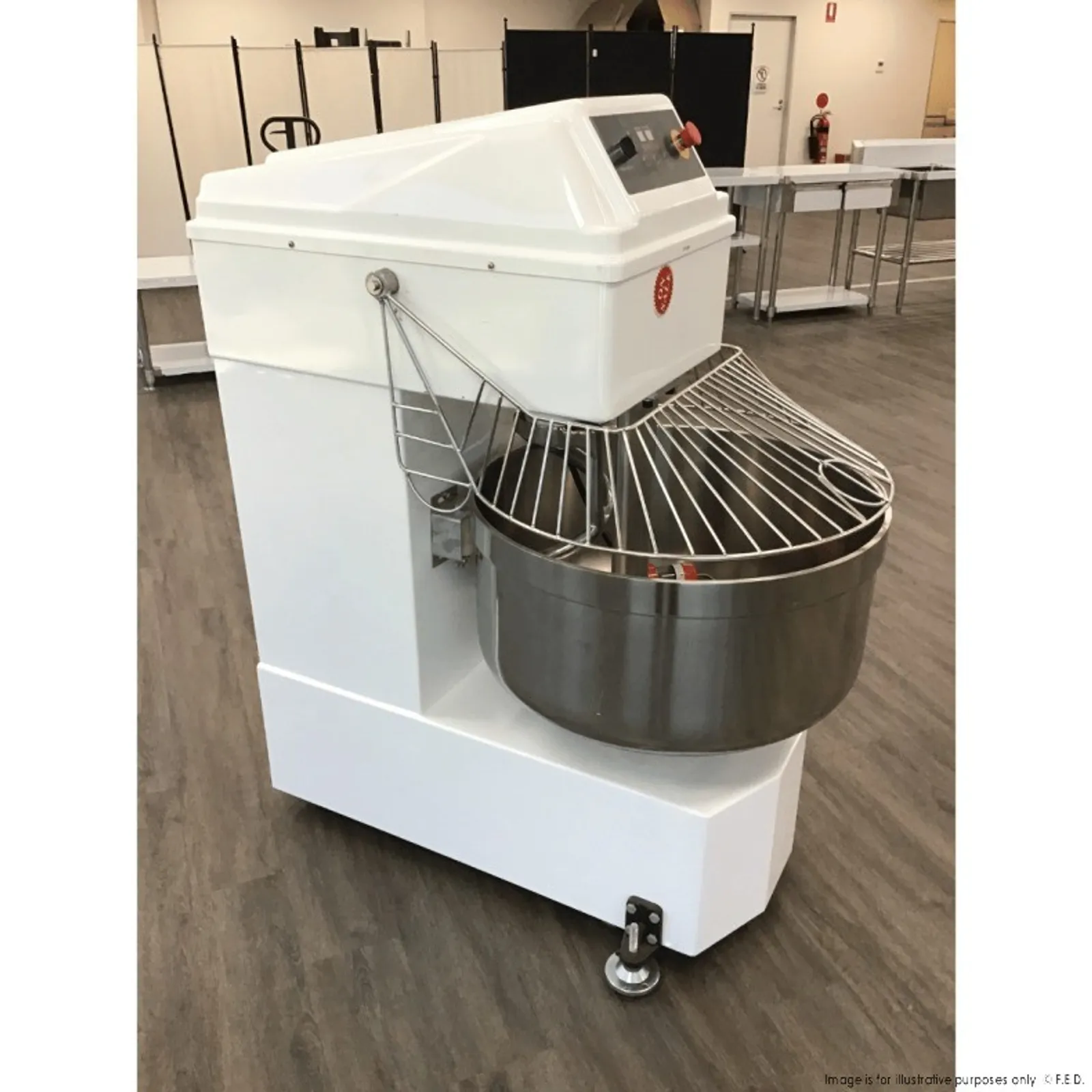 Baker Max FS130A - Spiral Mixer 3 Phases 130t Bowl 50kg Flour - 2NDs