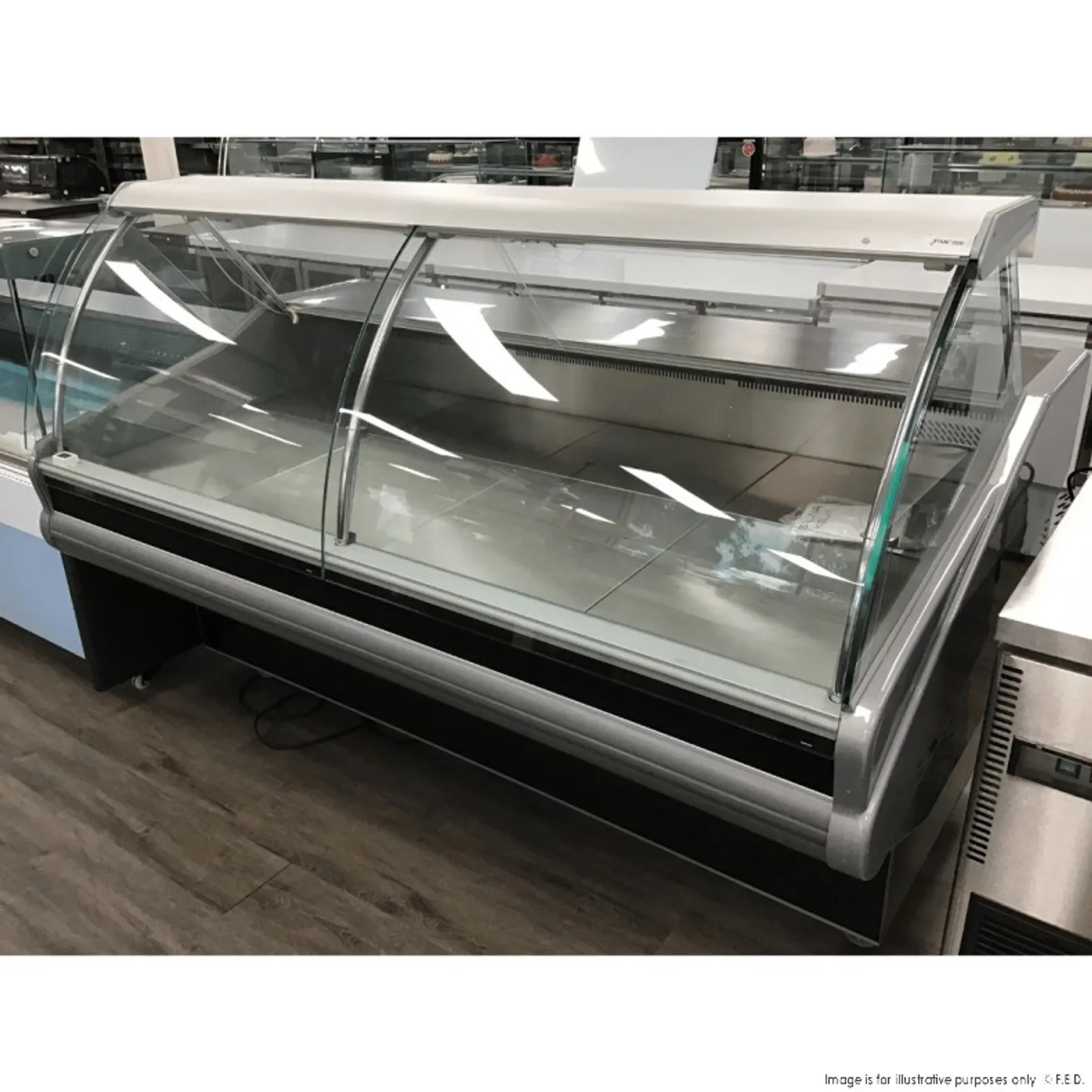 Tecnodom PAN2000 - Curved Front Glass Deli Display - 2NDs