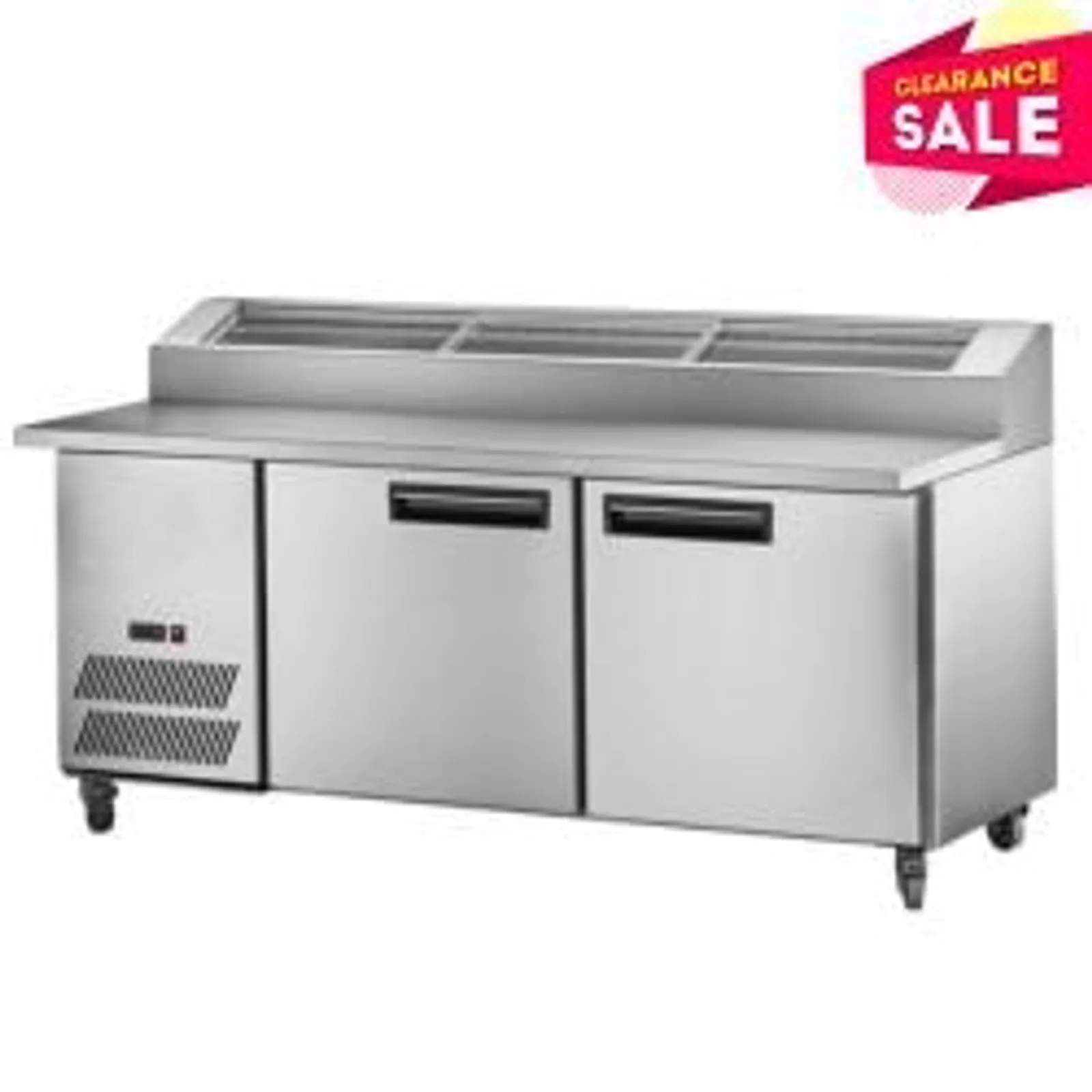 Thermaster PPB/15 - Two Door DELUXE Pizza Prep Bench - 2NDs