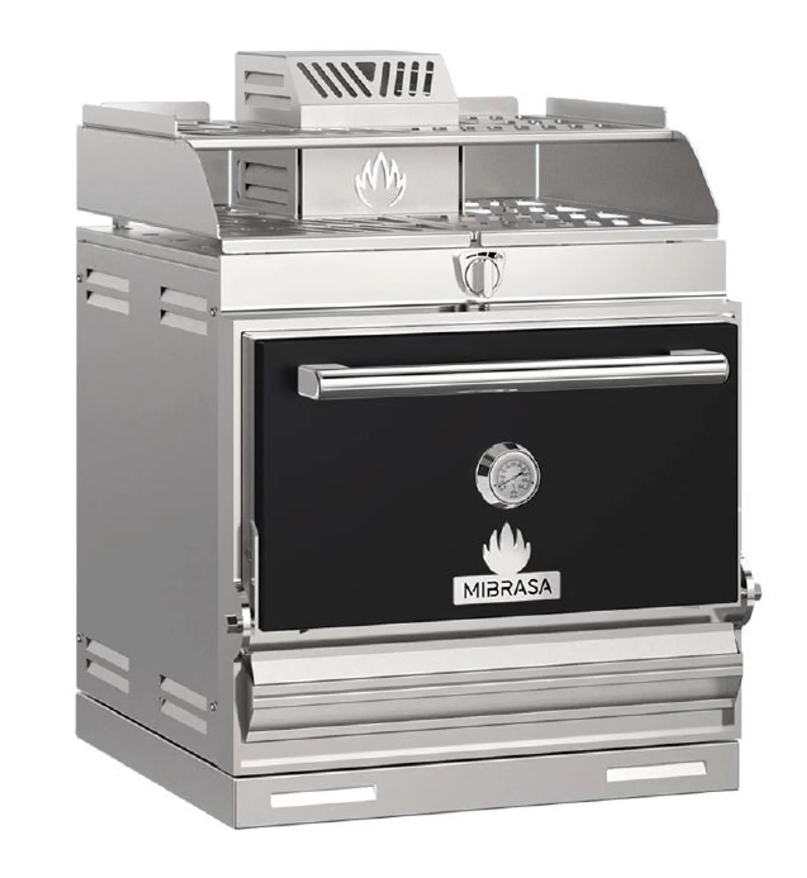 Mibrasa HMB-SB-75-BLACK - Charcoal Oven With Heating Rack