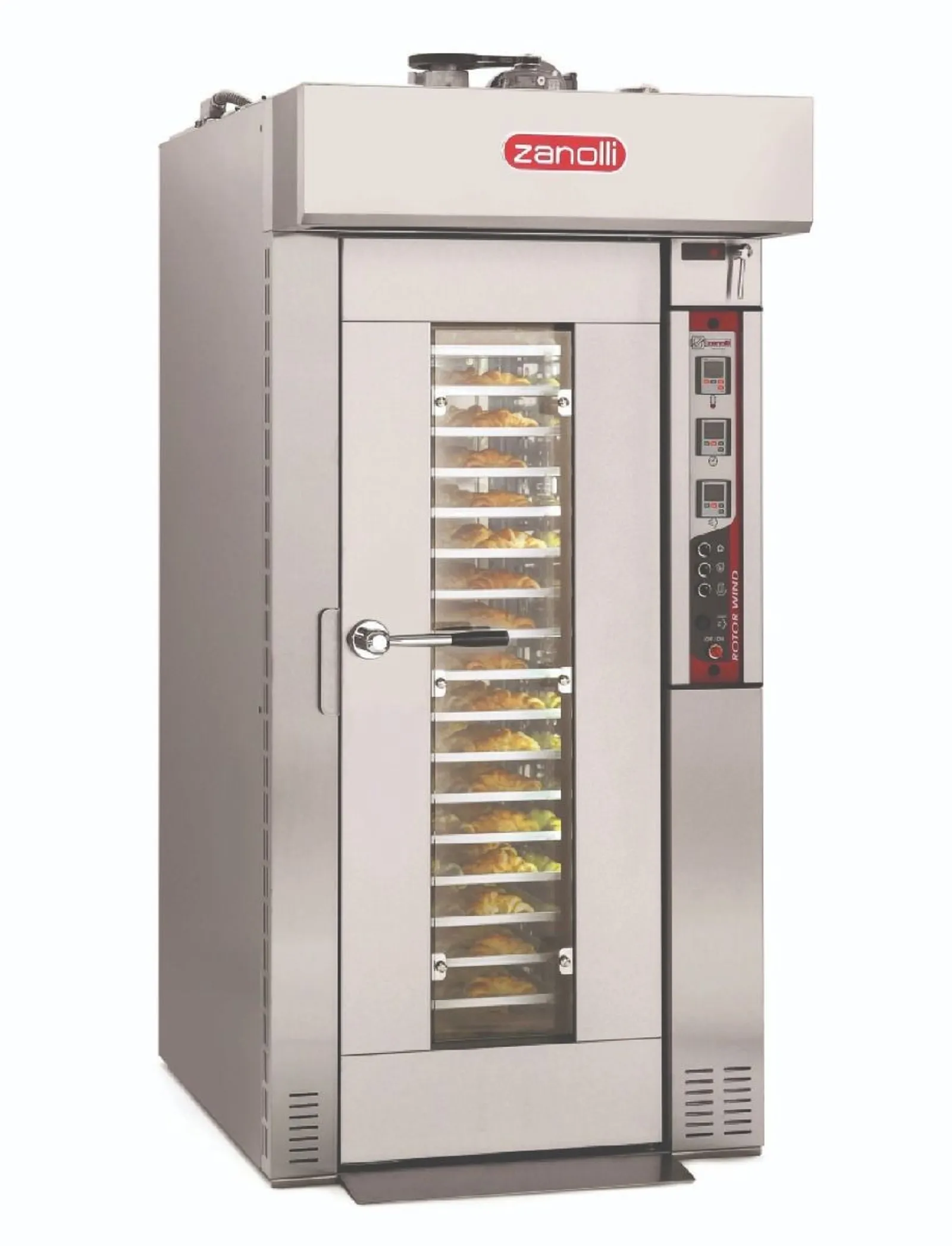 Zanolli 5RW0300-1 - Rotor Wind 3E Single Rack Rotating Convection Oven - 18 Tray Roll-in Trolley (400 x 600) Capacity