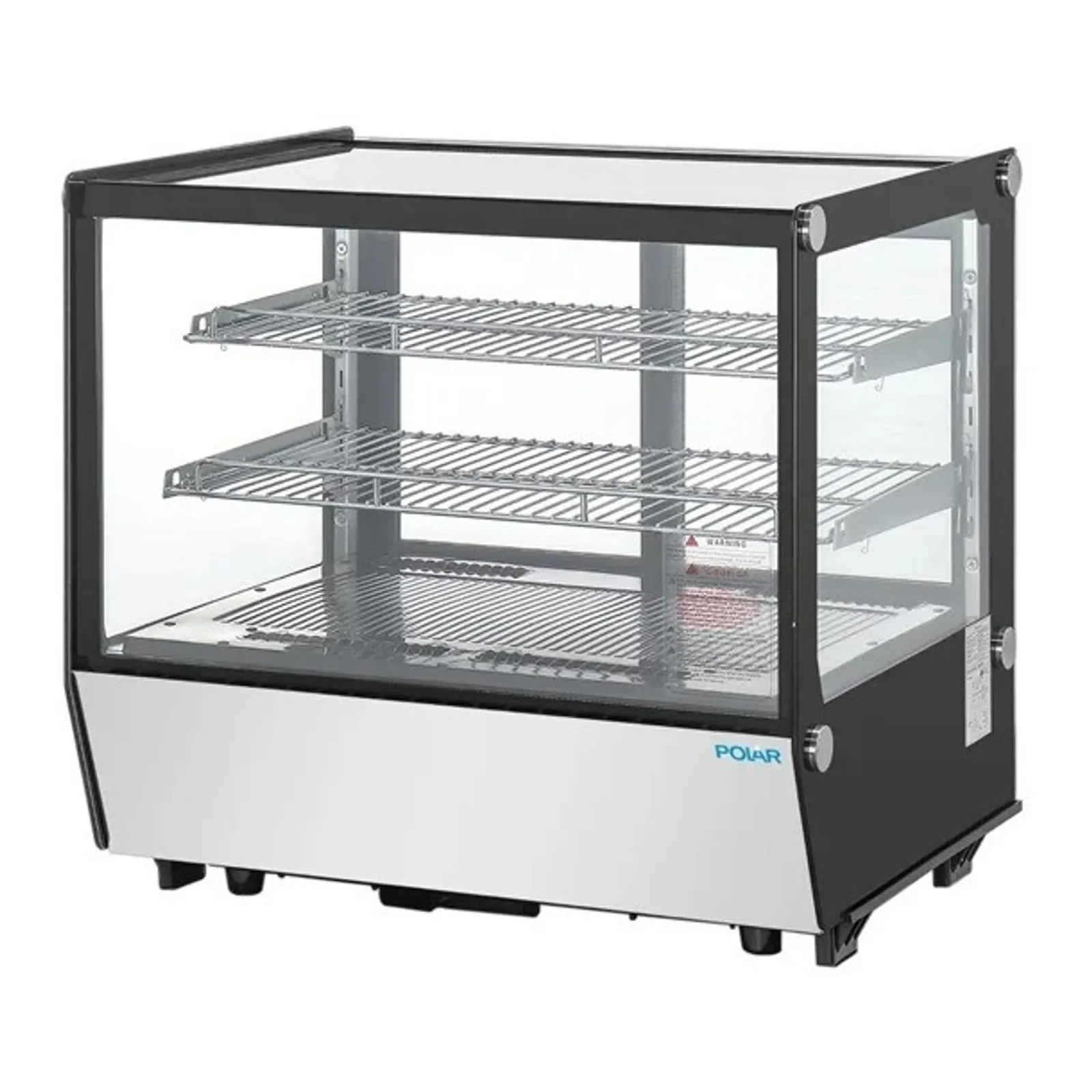 Polar PG003-A G-Series - Counter Display Merchandiser Square Glass - 120Ltr