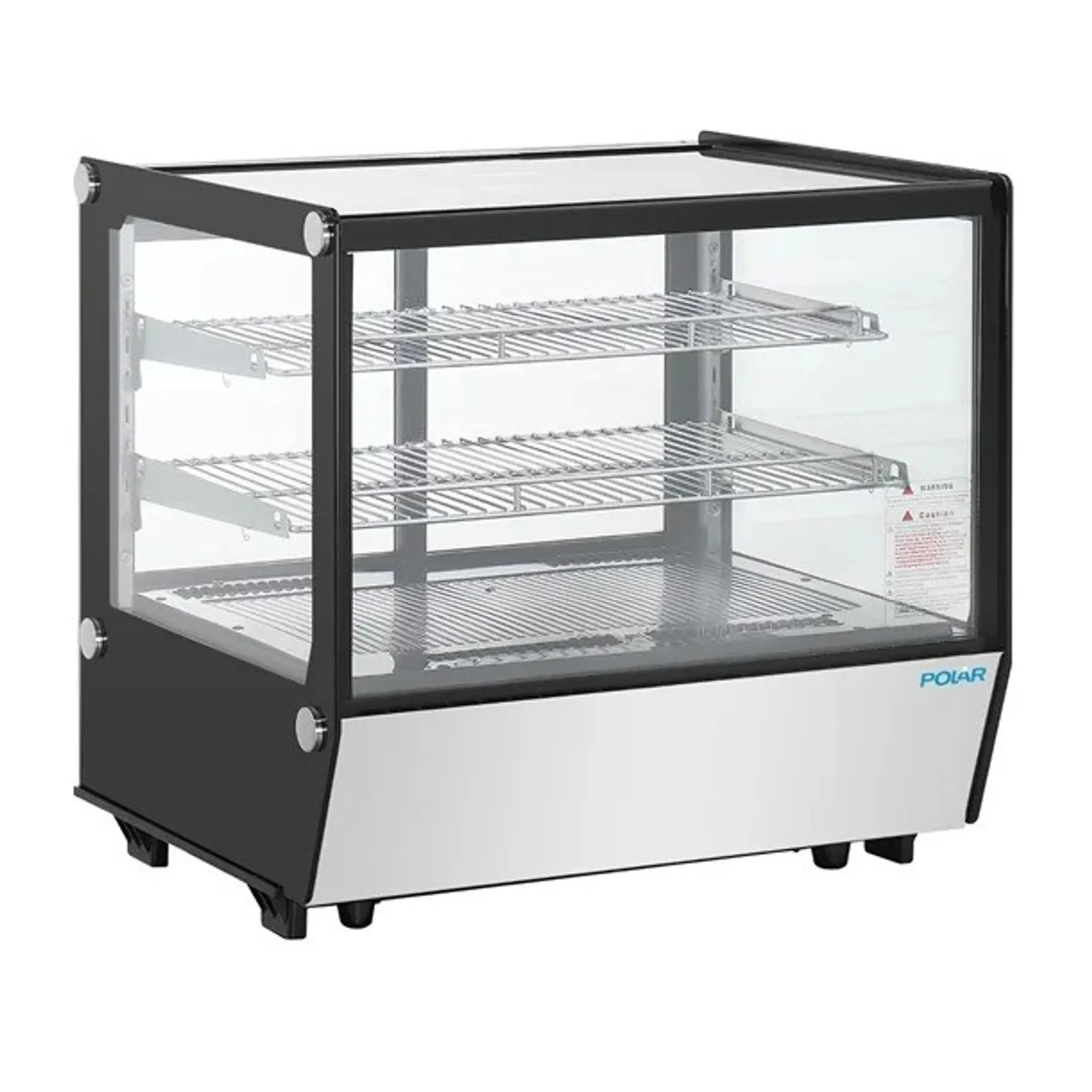 Polar PG003-A G-Series - Counter Display Merchandiser Square Glass - 120Ltr