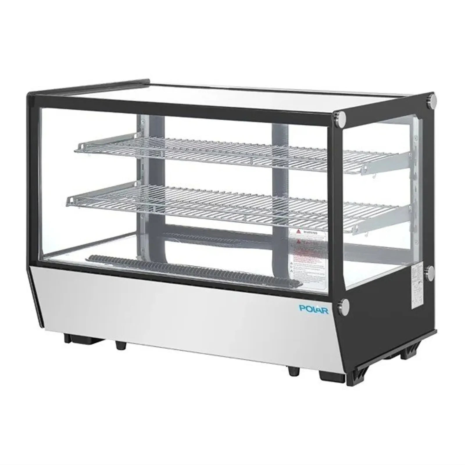 Polar PG004-A G-Series - Counter Display Merchandiser Square Glass - 160Ltr