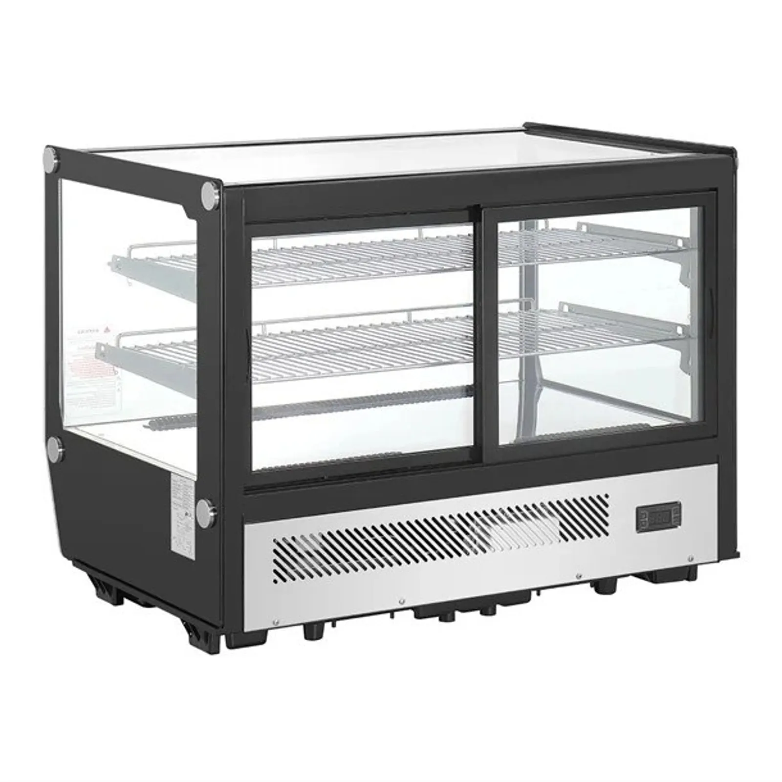 Polar PG004-A G-Series - Counter Display Merchandiser Square Glass - 160Ltr