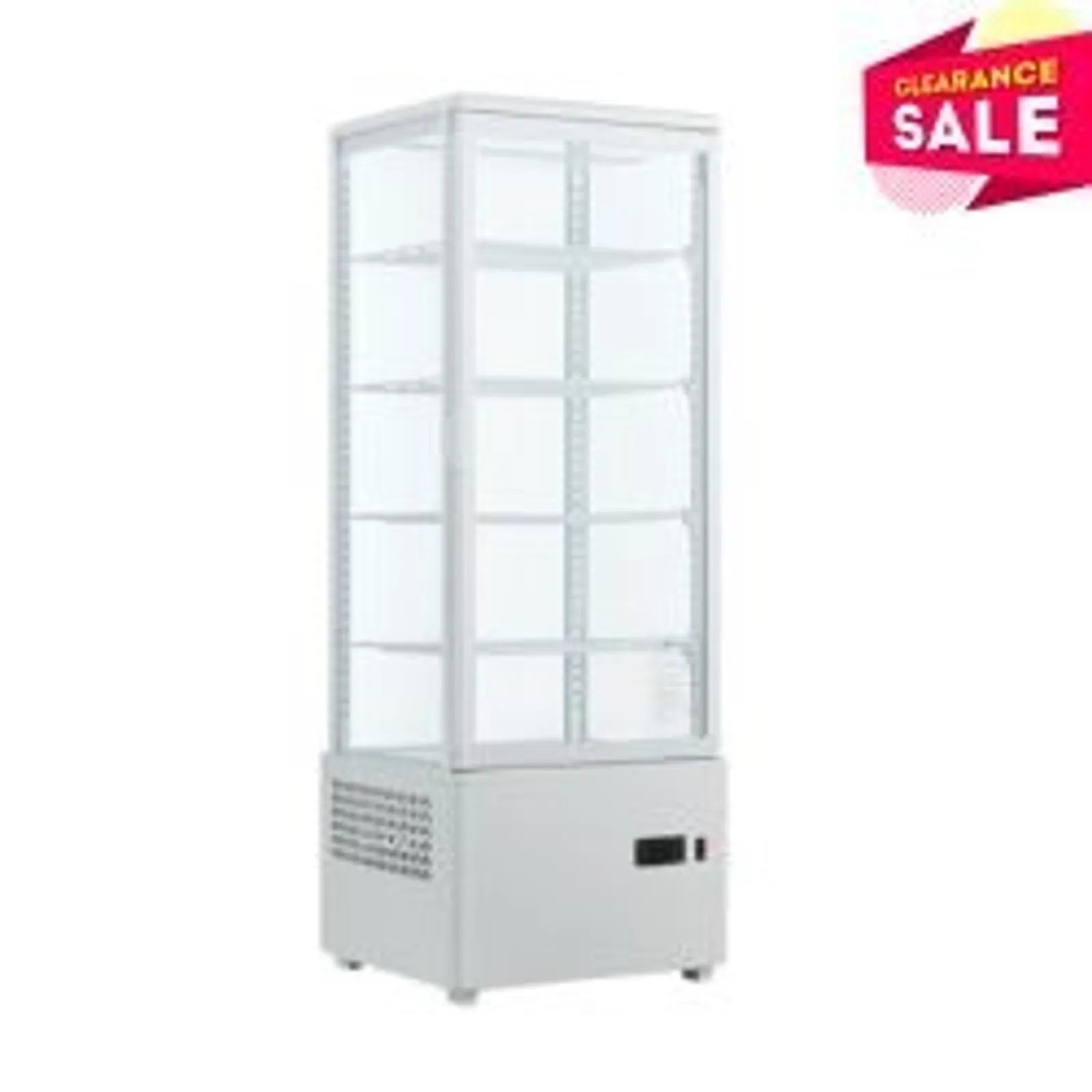 Thermaster TCBD108L - Four Sided Countertop Display Fridge 447x400x1194mm - Clearance (8)