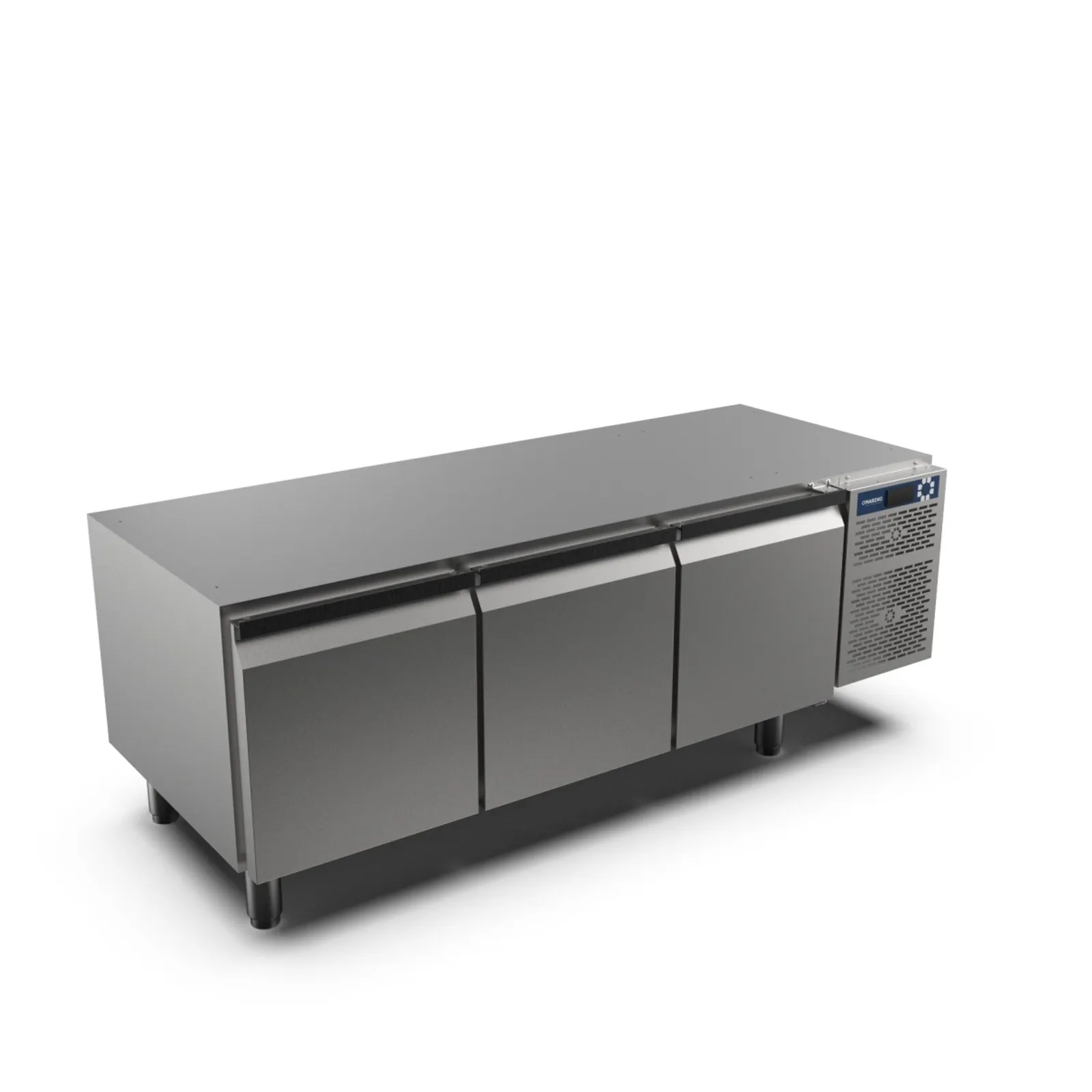 Mareno BRT3PBTSP - M1 3 Door Freezer Counter Without Worktop