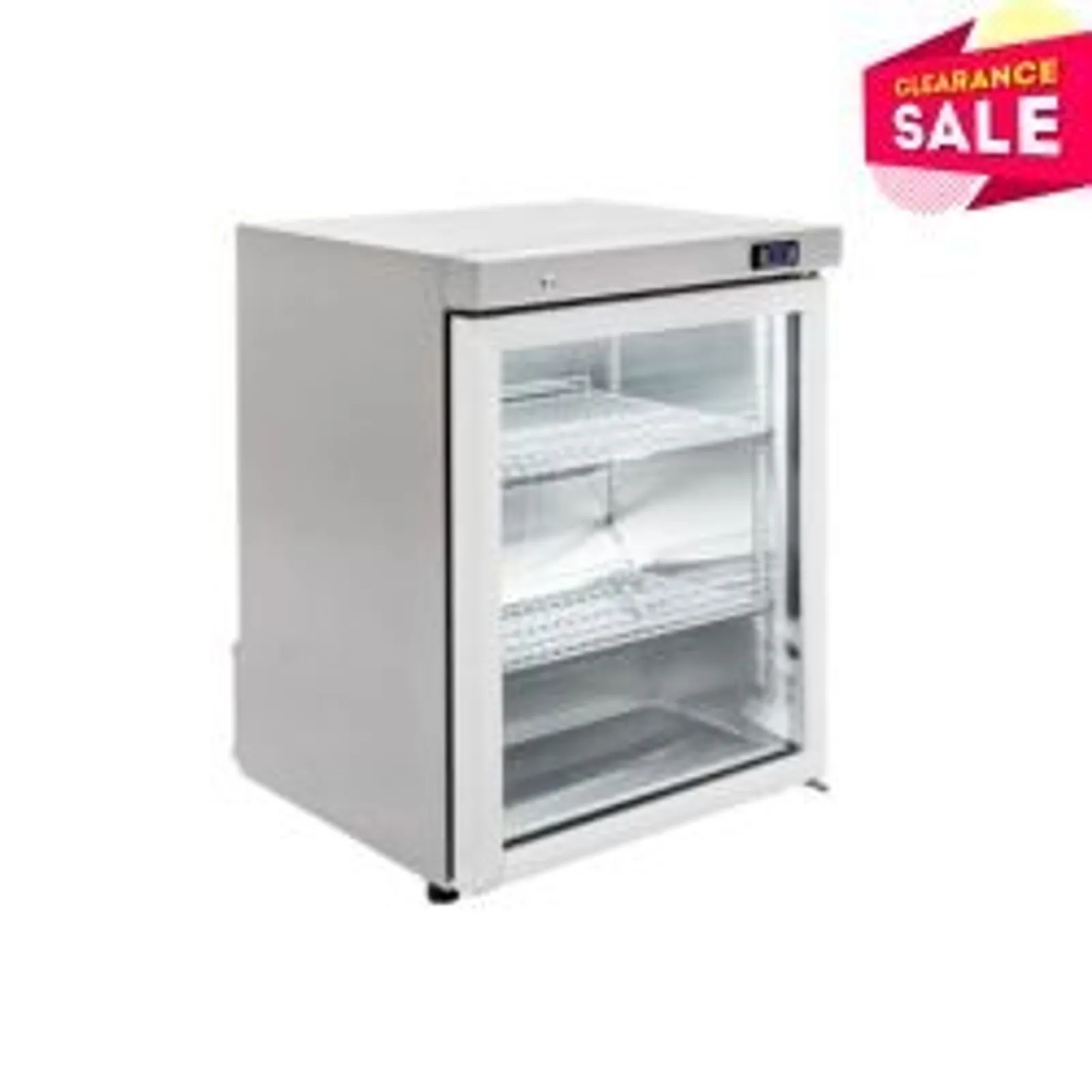 Williams HTM1GS Topaz - 1 Glass Door Undercounter Fridge, Stainless Steel - Aged Stock