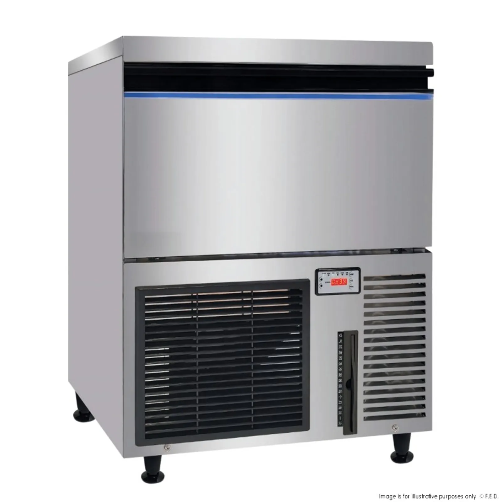Blizzard SN-200P - Premium Under-Counter Ice Maker Large Cube Ice