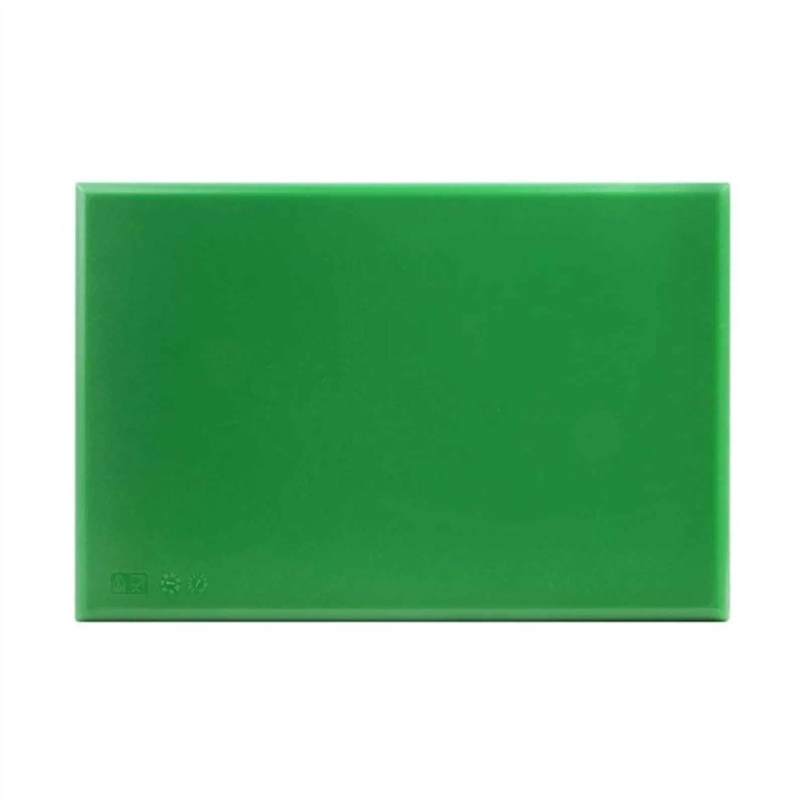 Hygiplas J037 - Extra Thick High Density Chopping Board Green - 450x300x25mm