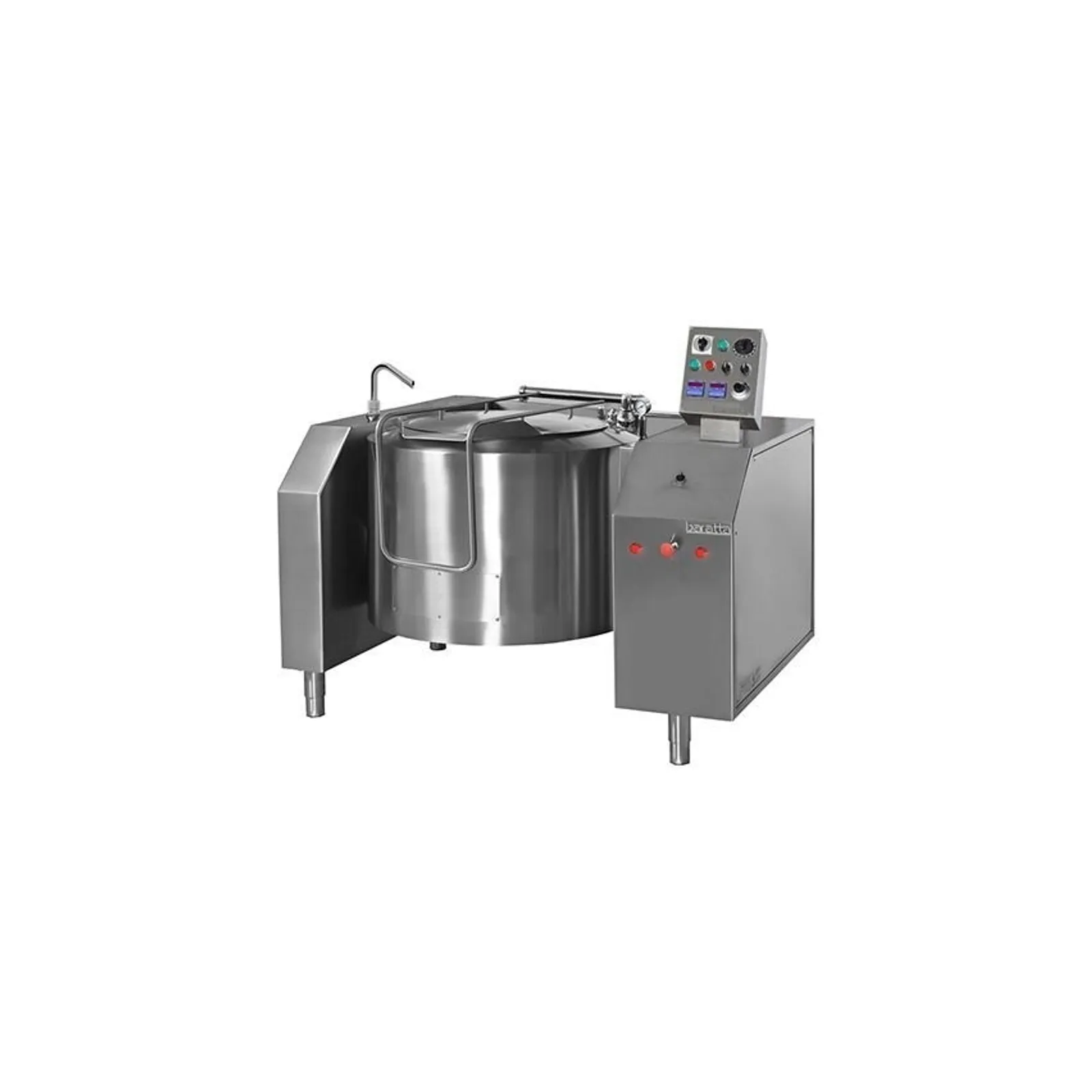 Baratta PEIME-150 Indirect Electric 155 litre Jacketed Boiling Pan with Auto Mixing | Auto Tank Tilt