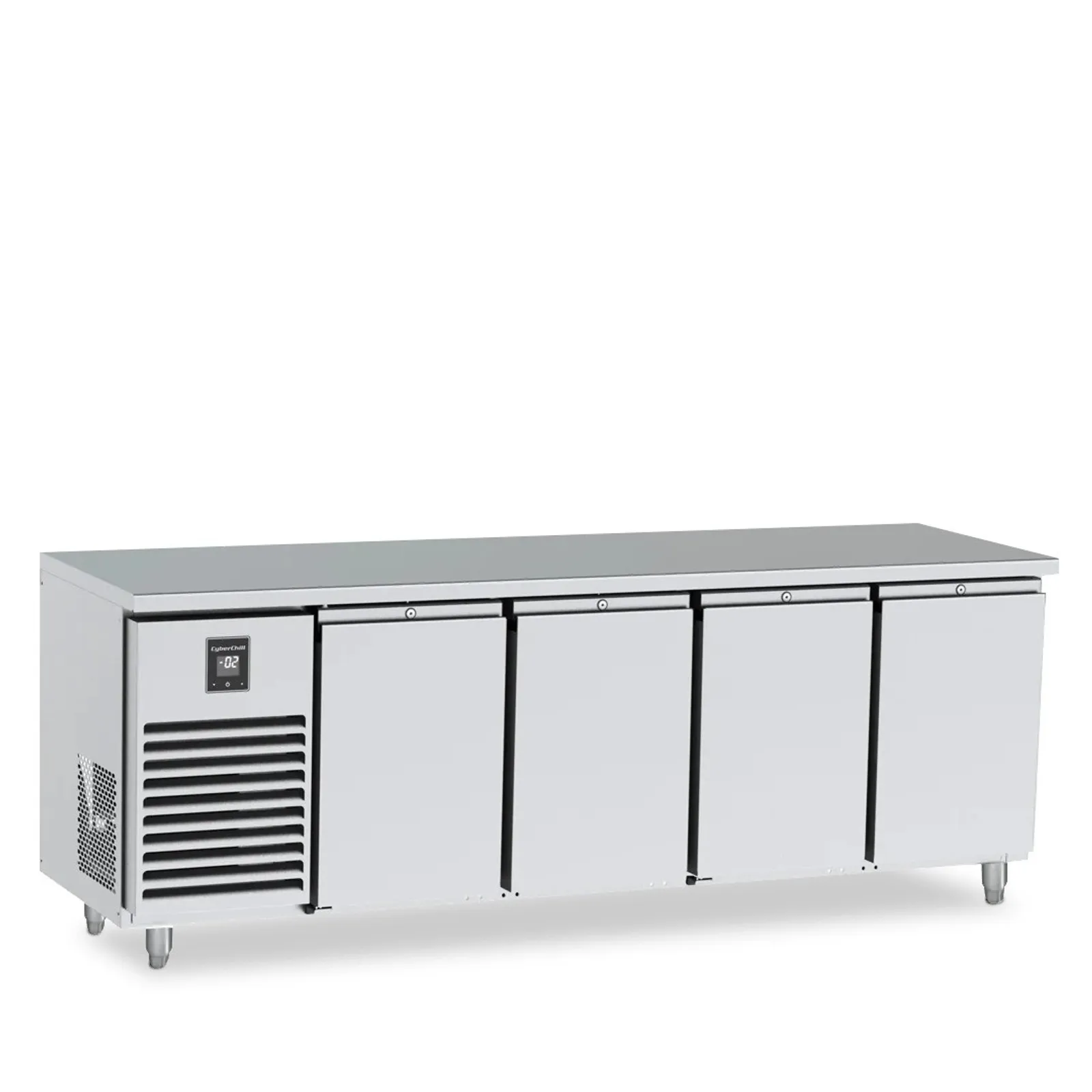CyberChill MCU411-UDDD - 4 Door Integral Counter Chiller