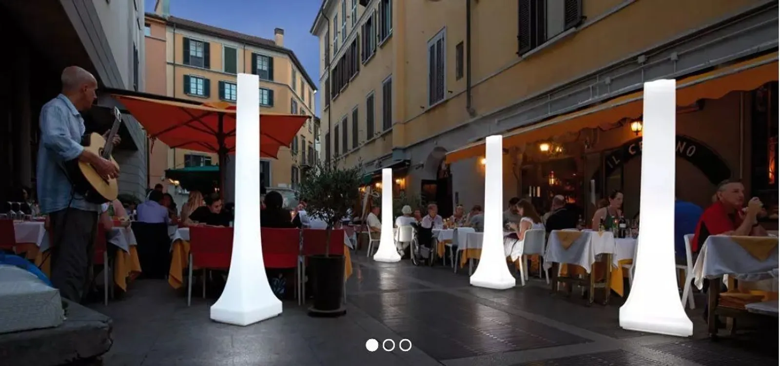 Obelisk OBE0002B-1 - Lighting Pillars with Remote Control Operation