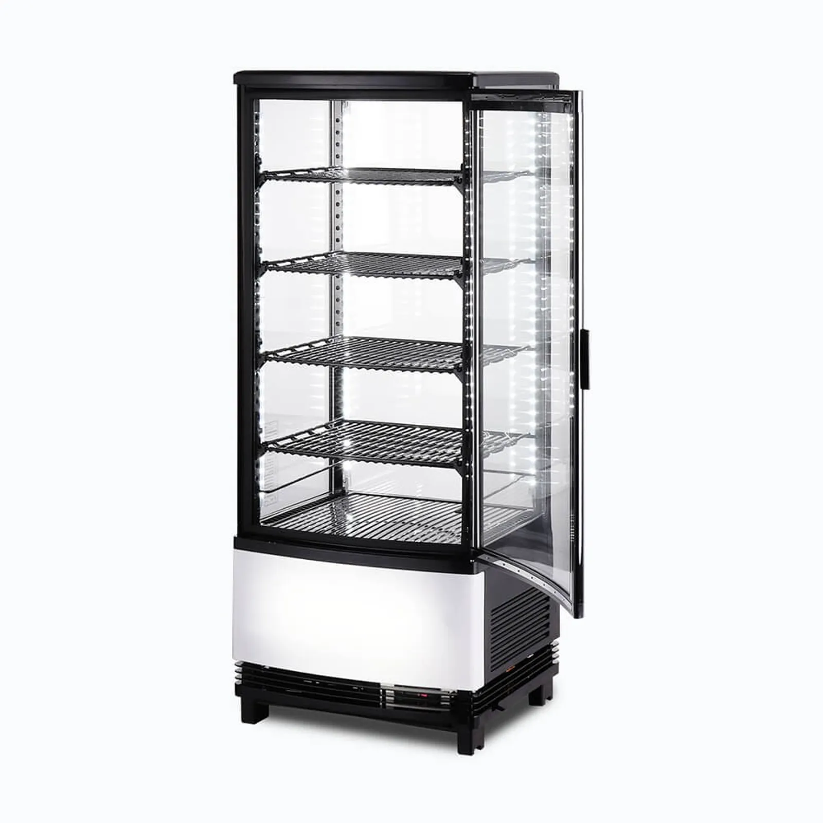 Bromic CT0100G4BC-NR - Countertop Fridge - 98L - 1 Door - Curved Glass