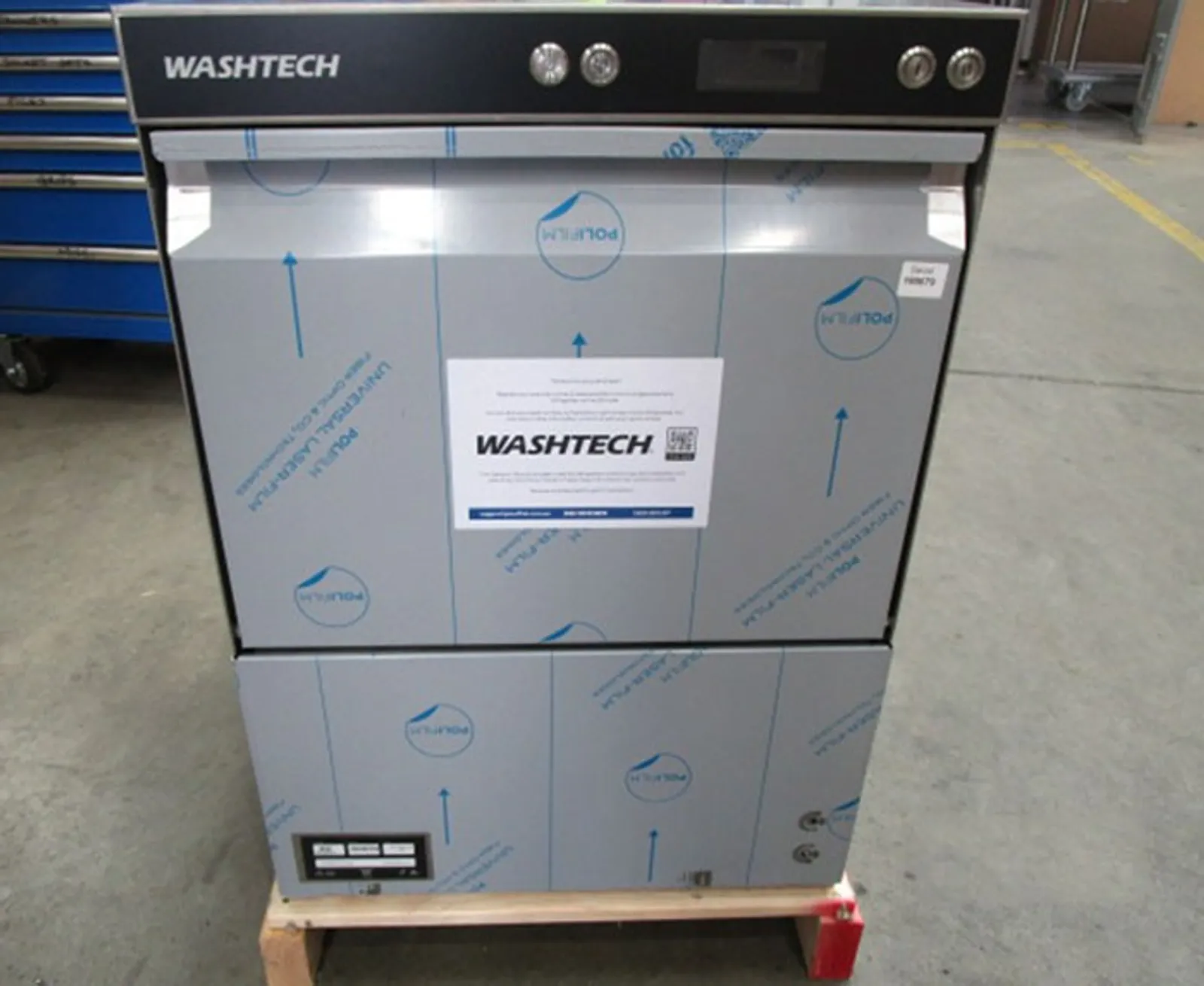 Washtech XU - Economy Undercounter Dishwasher / Glasswasher - 500mm Rack - Clearance