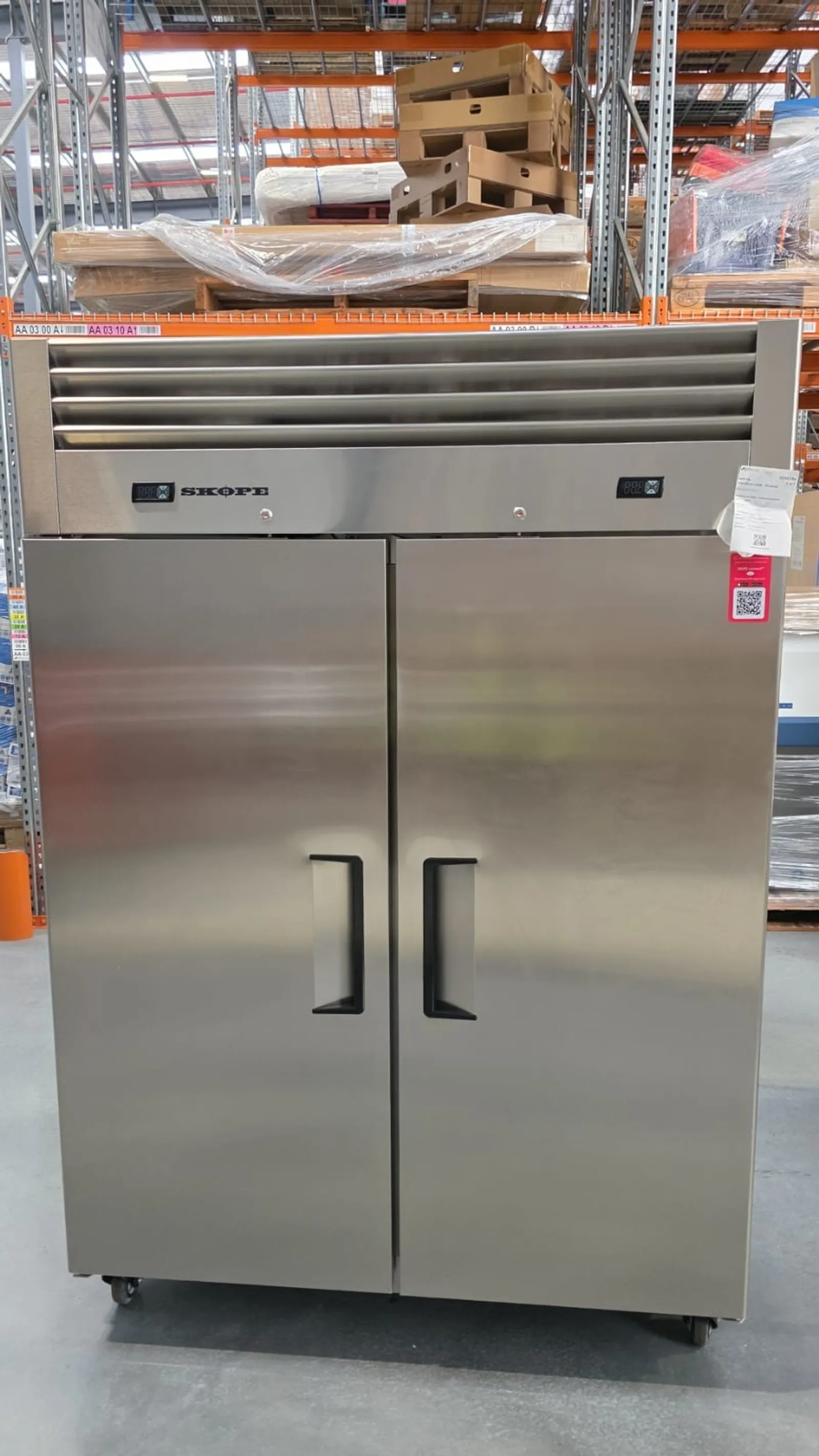 SKOPE ReFlex RF8.UPC.2.SD - 2 Solid Door Upright GN 2/1 Compatible Fridge & Freezer - Clearance