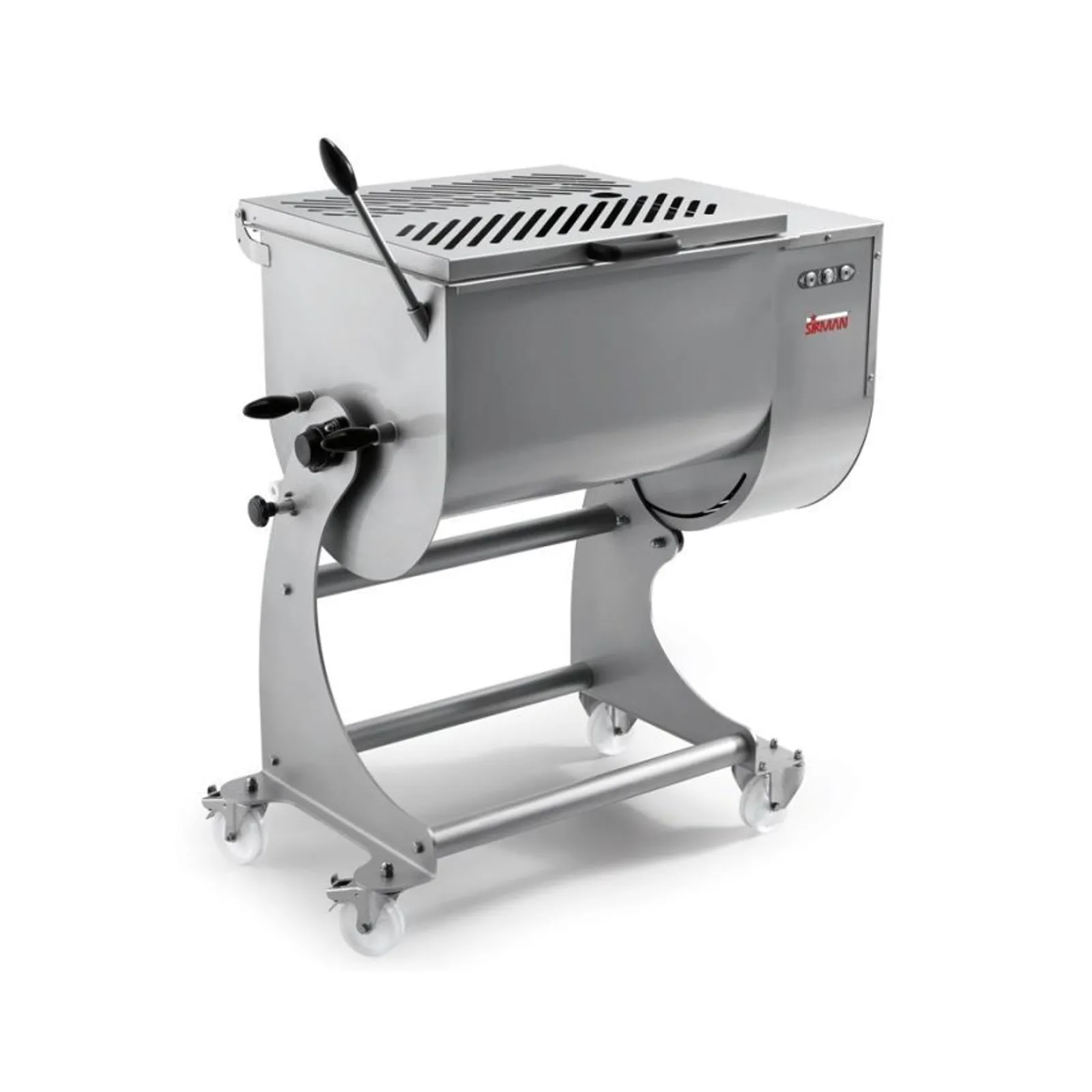 Sirman 408081B03F-1 - Double Arm Freestanding Meat Mixer with Removable Bowl - 180kg / 250L Batch Capacity