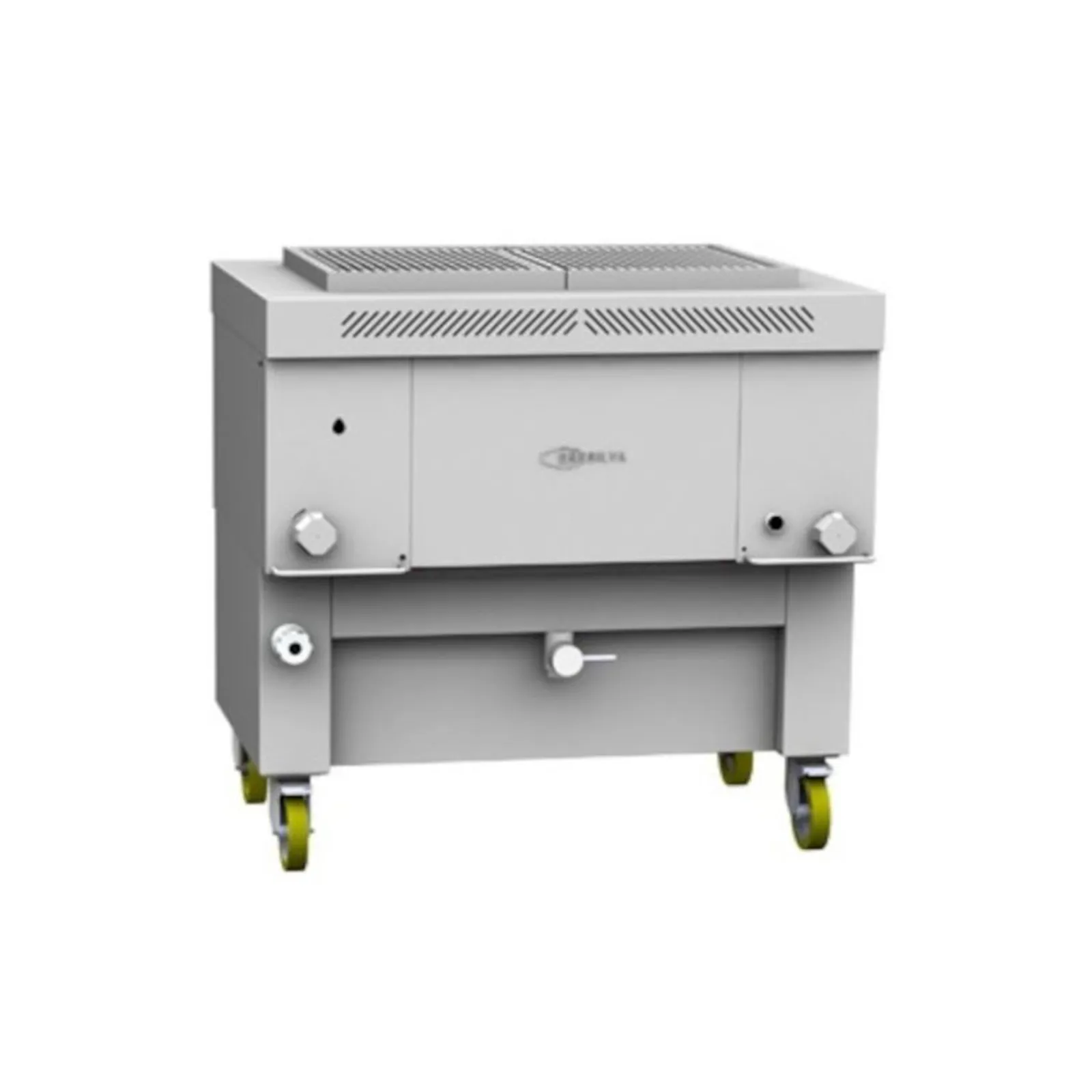 Gresilva GRE.H2.A10-1 - GHPI 2F/1000 Direct Heat Gas Grill with Auto-Feed waterbath - Grill area 747mm x 478mm