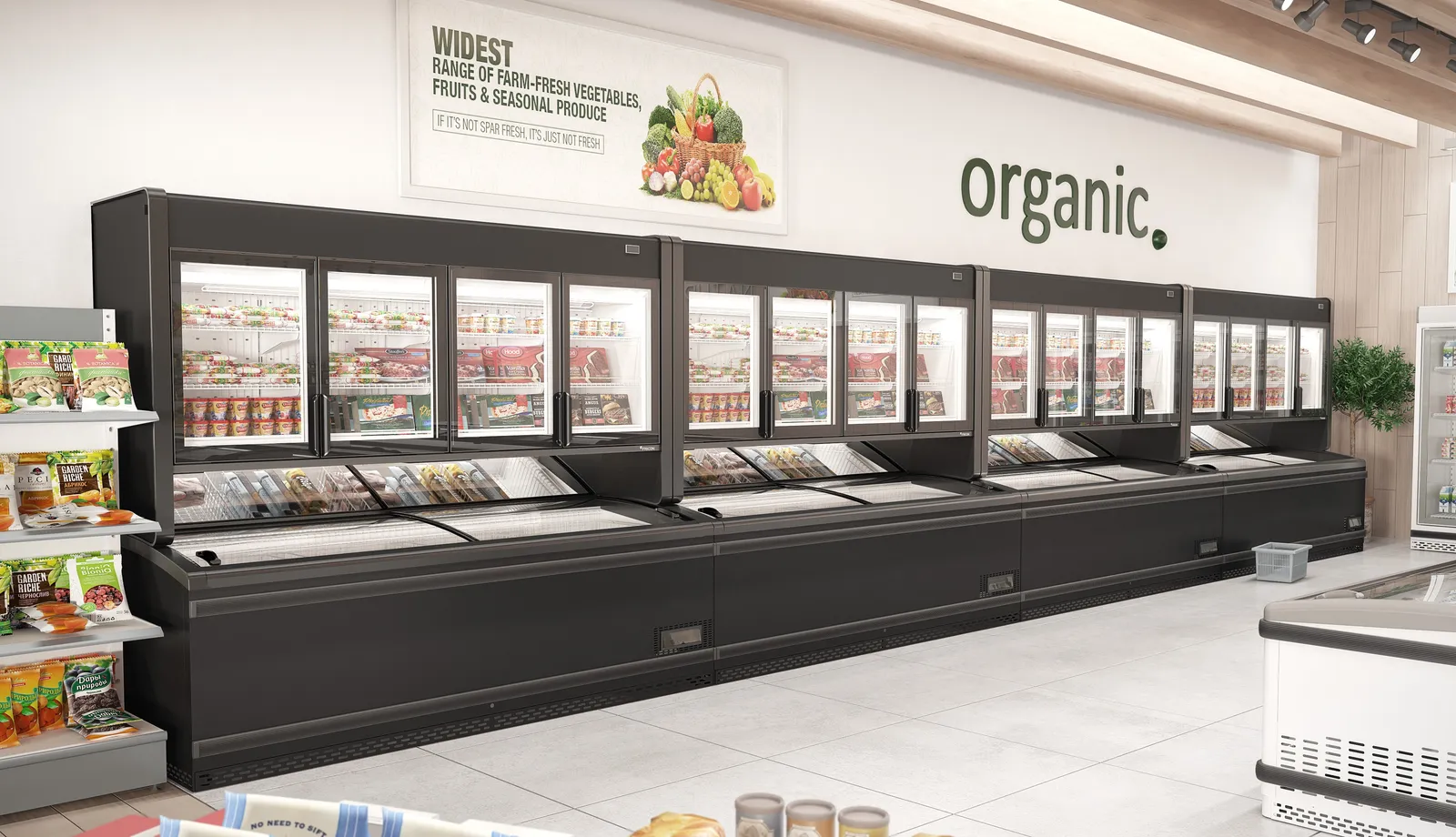 Hussmann by Austral ARCH194C-DTVS - Dual Temp Chest Freezer 1940mm