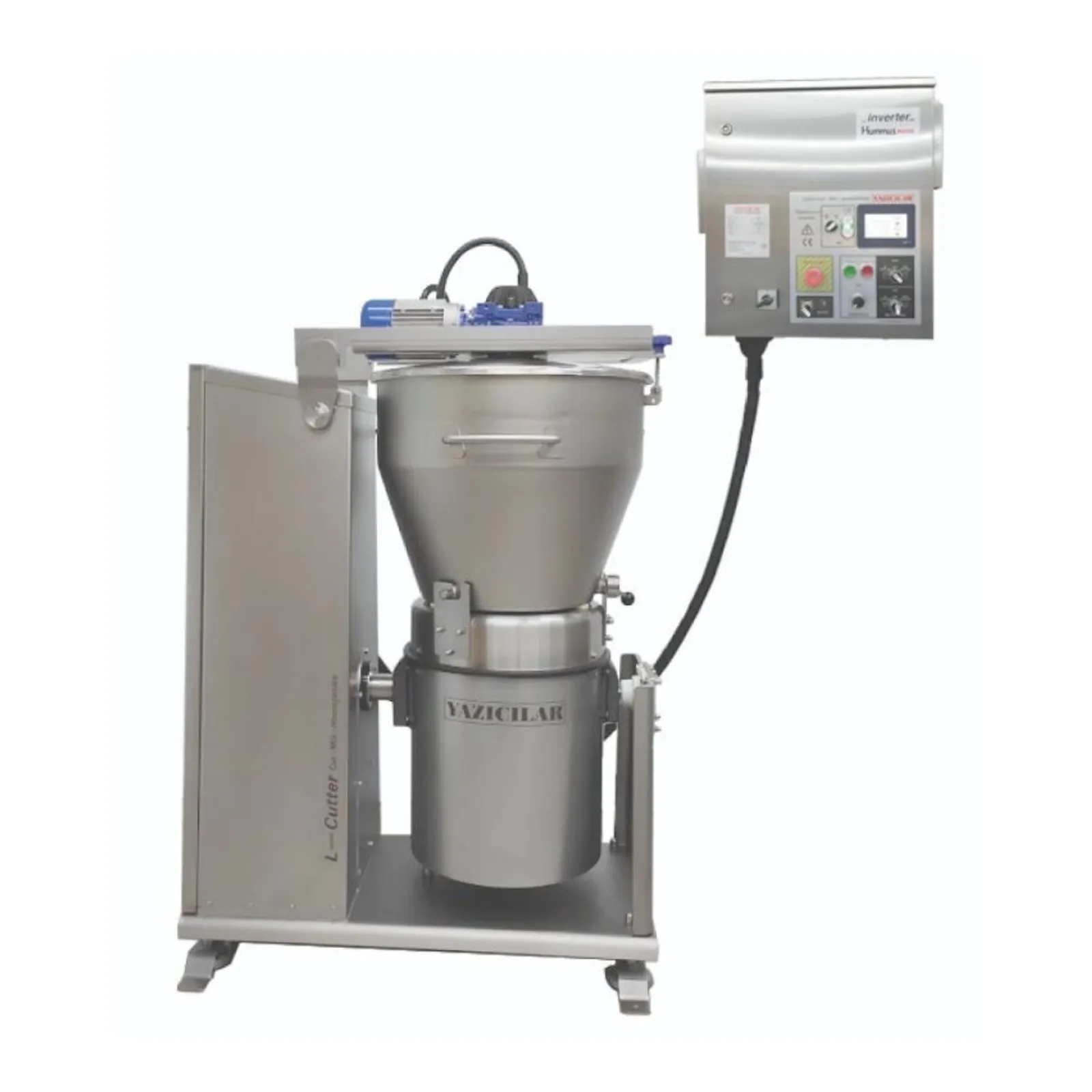 Yazicilar L120IV - 120-Litre Industrial Vertical Cutter Processor with Variable Speed and Full Automated Functionality