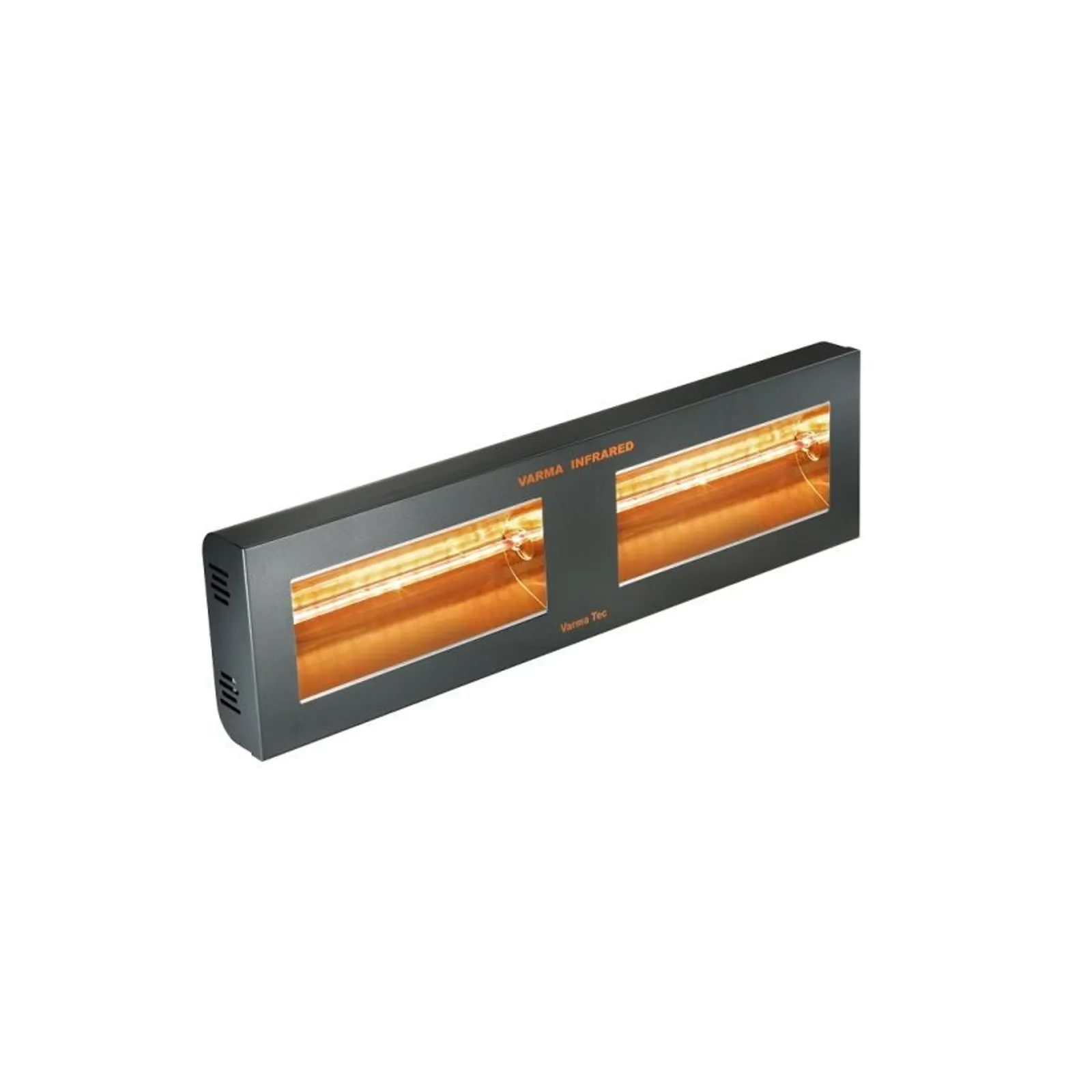 Star Progetti V400/2-40X5FM-1 - Varmatec Varma 400/2 Double horizontal Infrared Wall/ Ceiling-Mounted Heater with Waterproof Design and On/Off Switch Controls