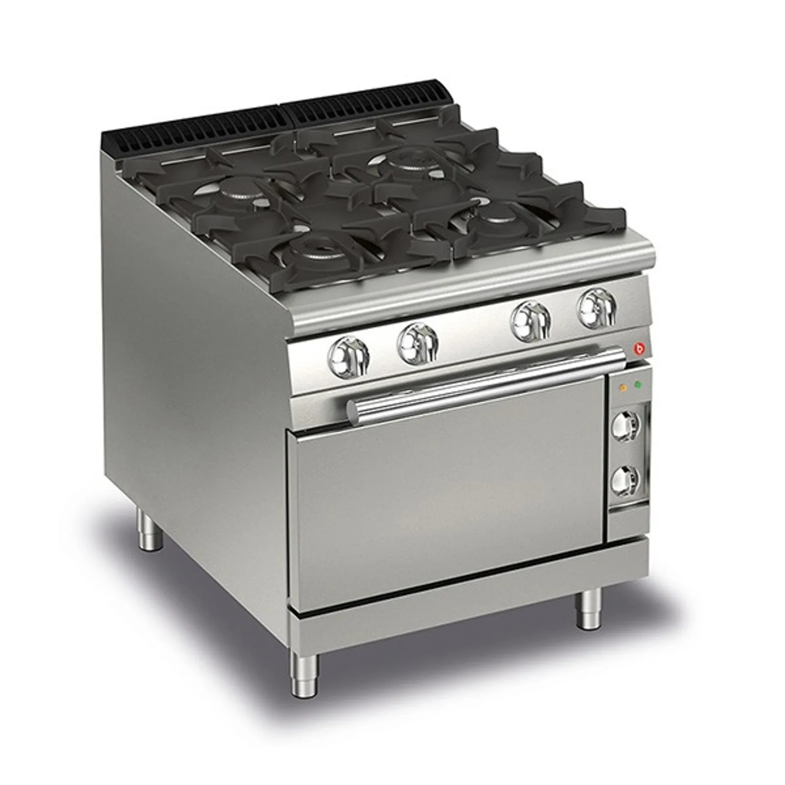 Baron Q70PCF/GE8005 - 4 Burner Gas Cook Top With Electric Oven