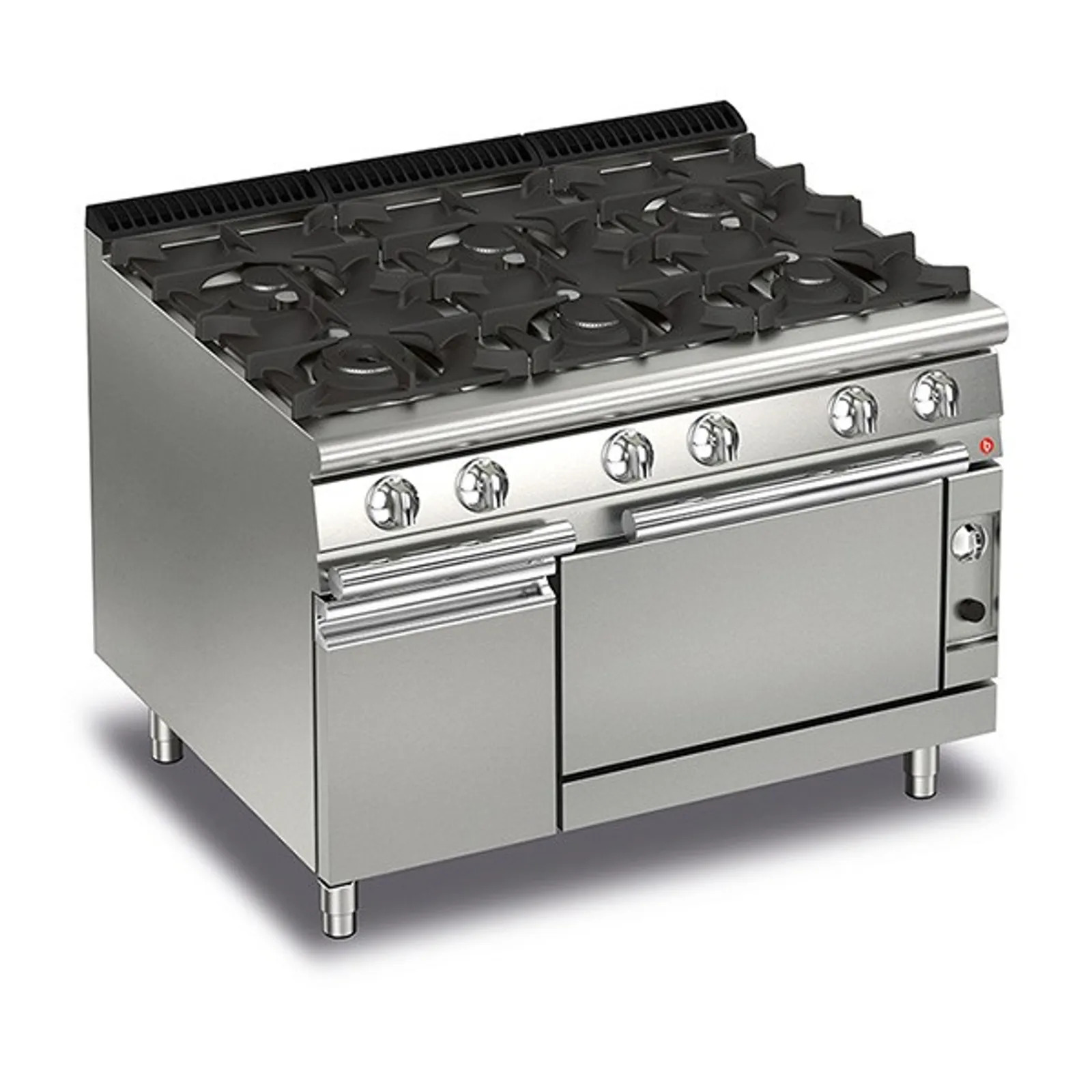 Baron Q70PCF/G1205 - 6 Burner Gas Cook Top With Gas Oven
